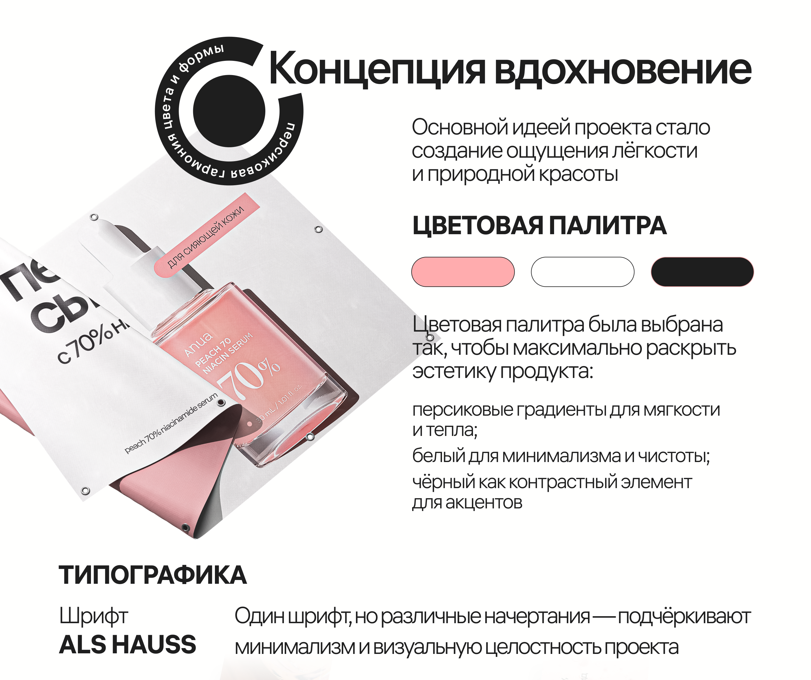 Презентация сыворотки ANUA | Дизайн | Косметика — Изображение №4 — Графика, Маркетинг на Dprofile