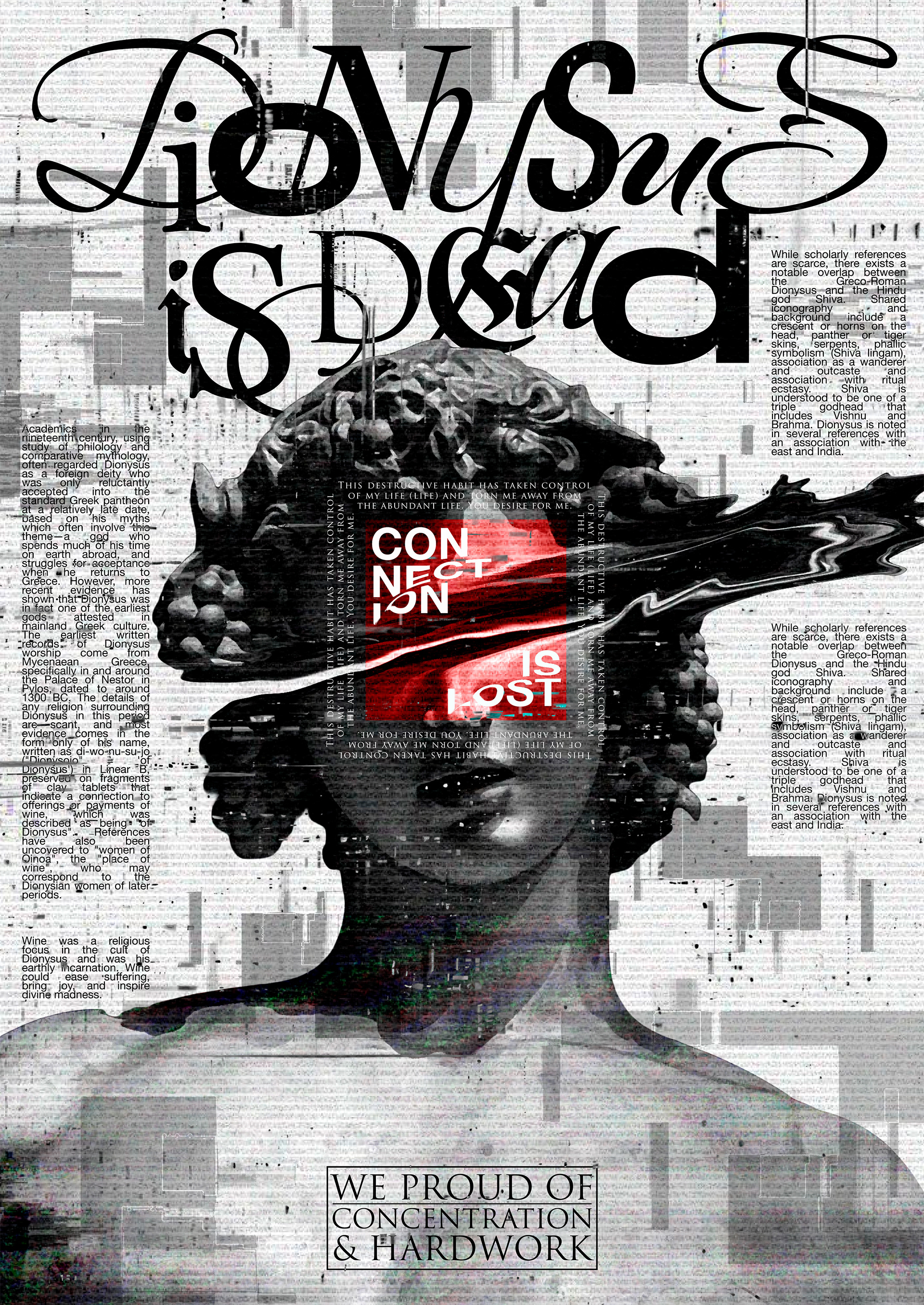 DIONYSUS IS DEAD | ANCIENT GREECE | Poster Collection — Изображение №3 — Графика на Dprofile