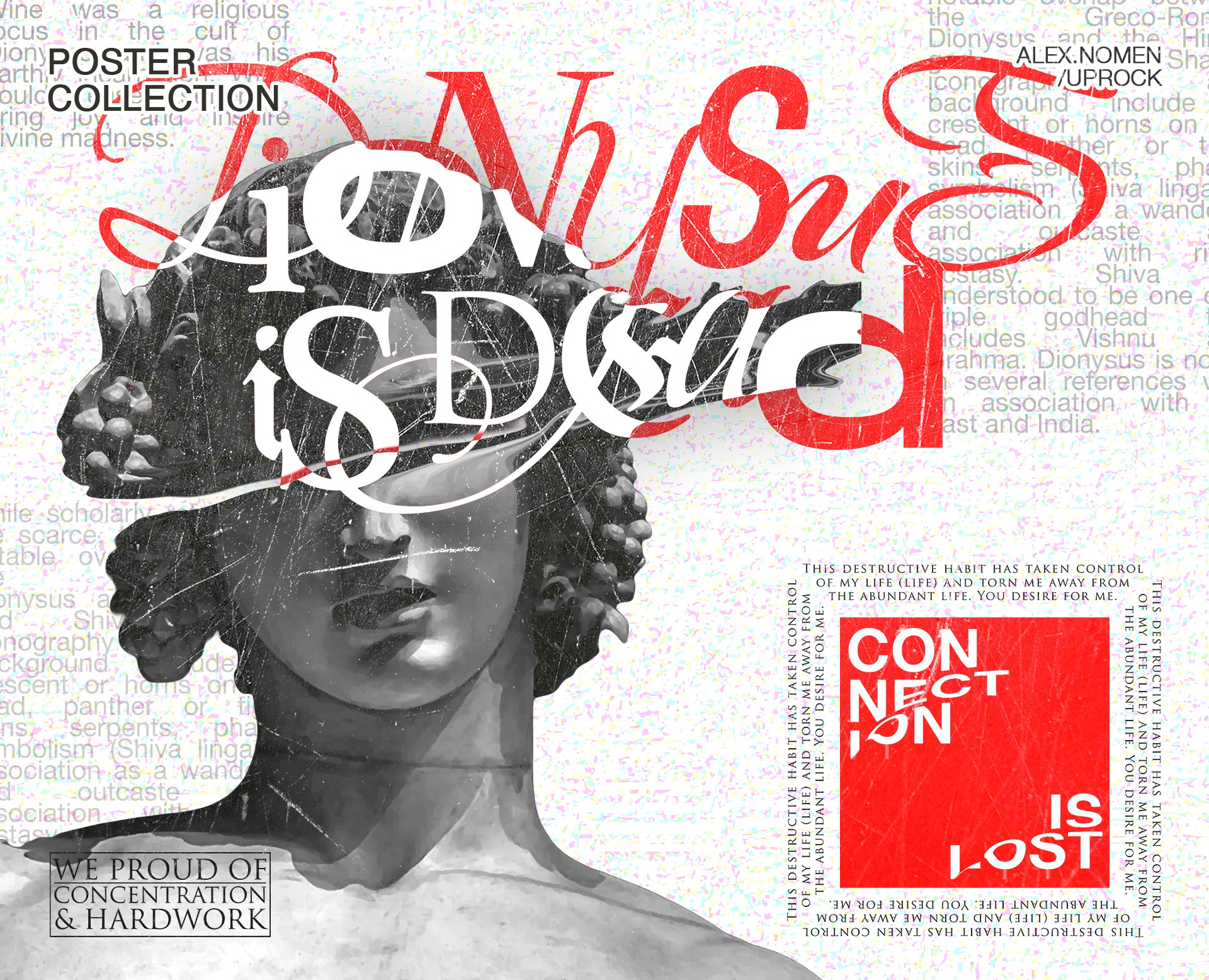 DIONYSUS IS DEAD | ANCIENT GREECE | Poster Collection — Графика на Dprofile