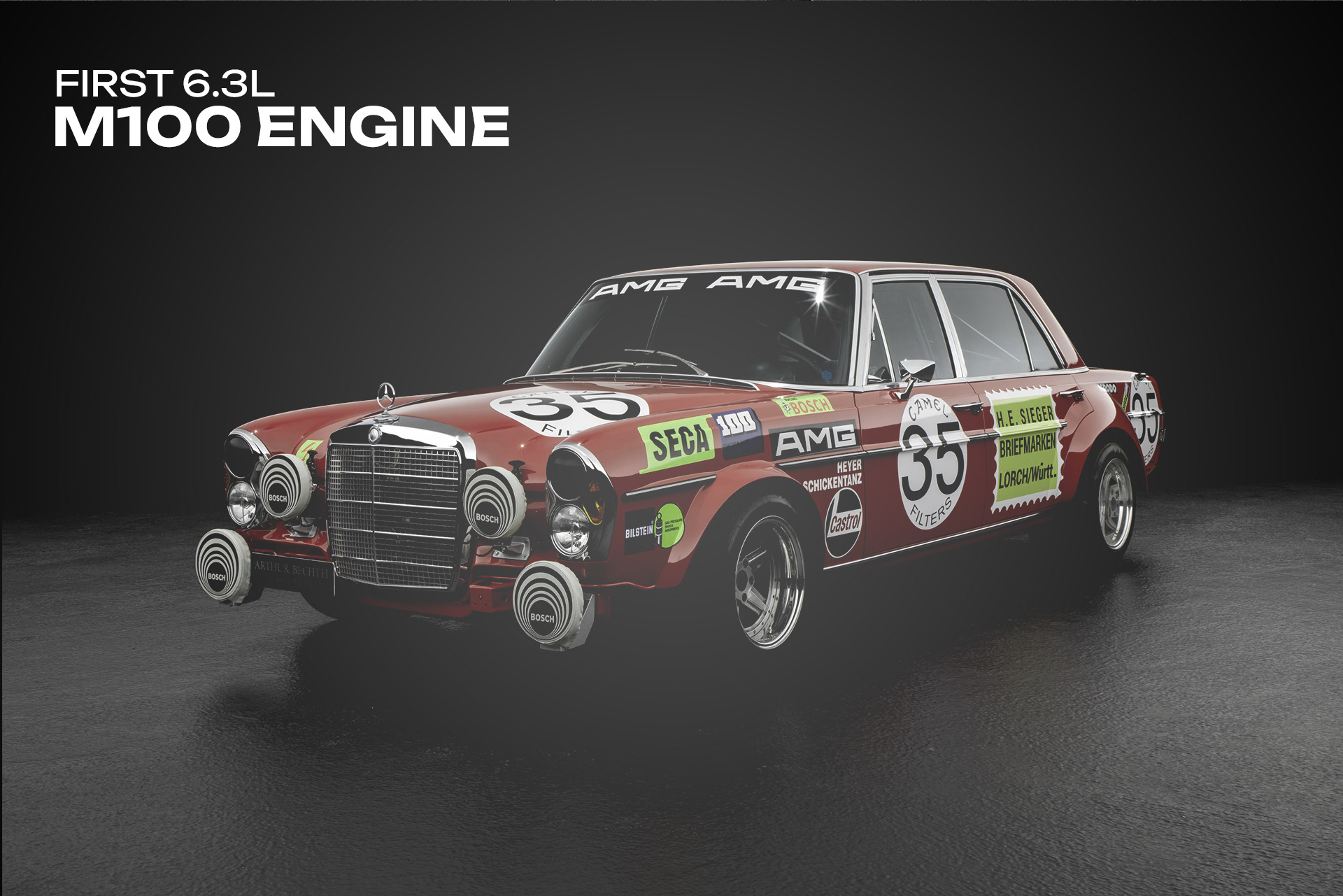 AMG Mercedes-Benz | POSTER — Изображение №5 — Графика на Dprofile