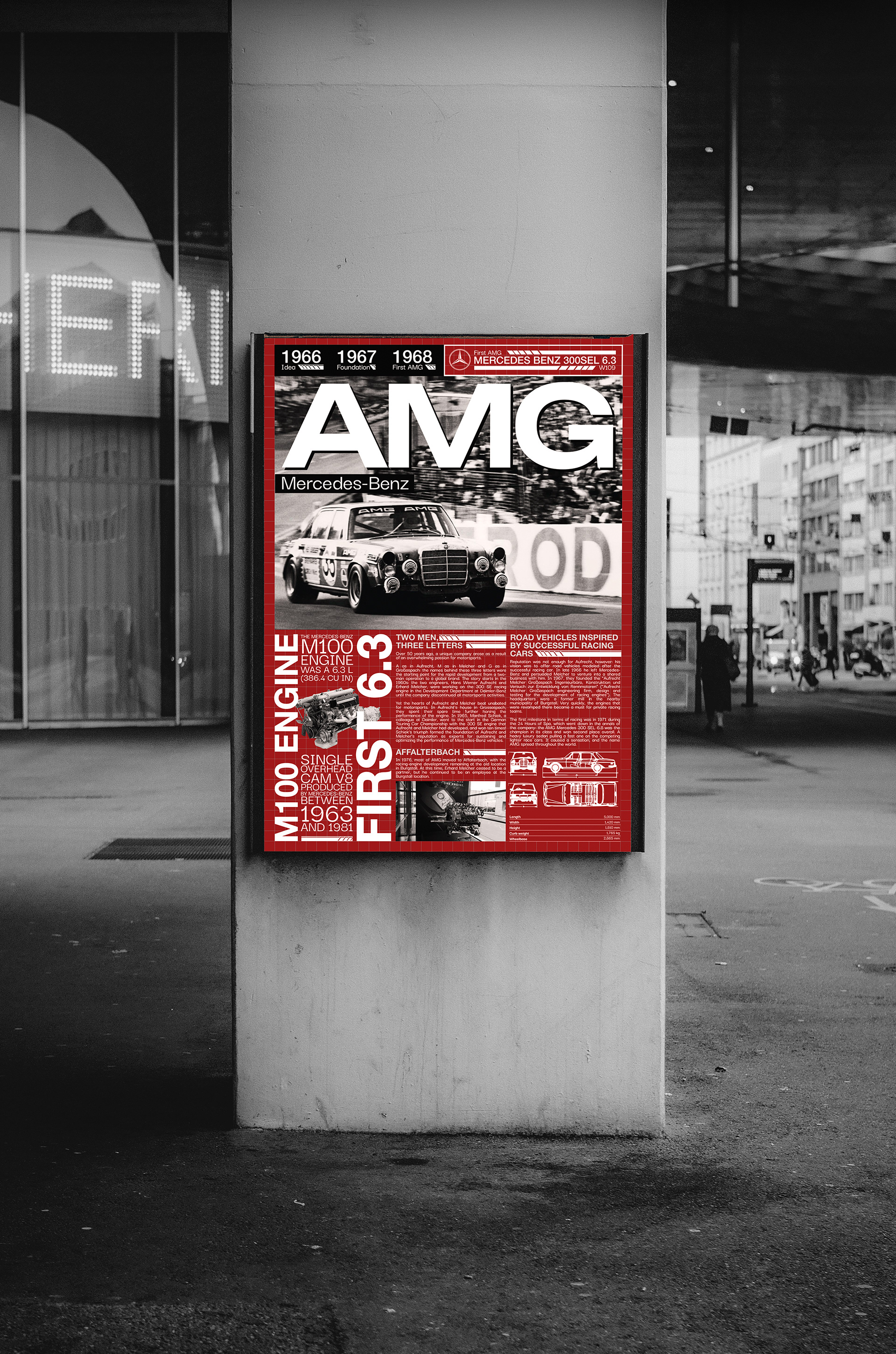 AMG Mercedes-Benz | POSTER — Изображение №2 — Графика на Dprofile