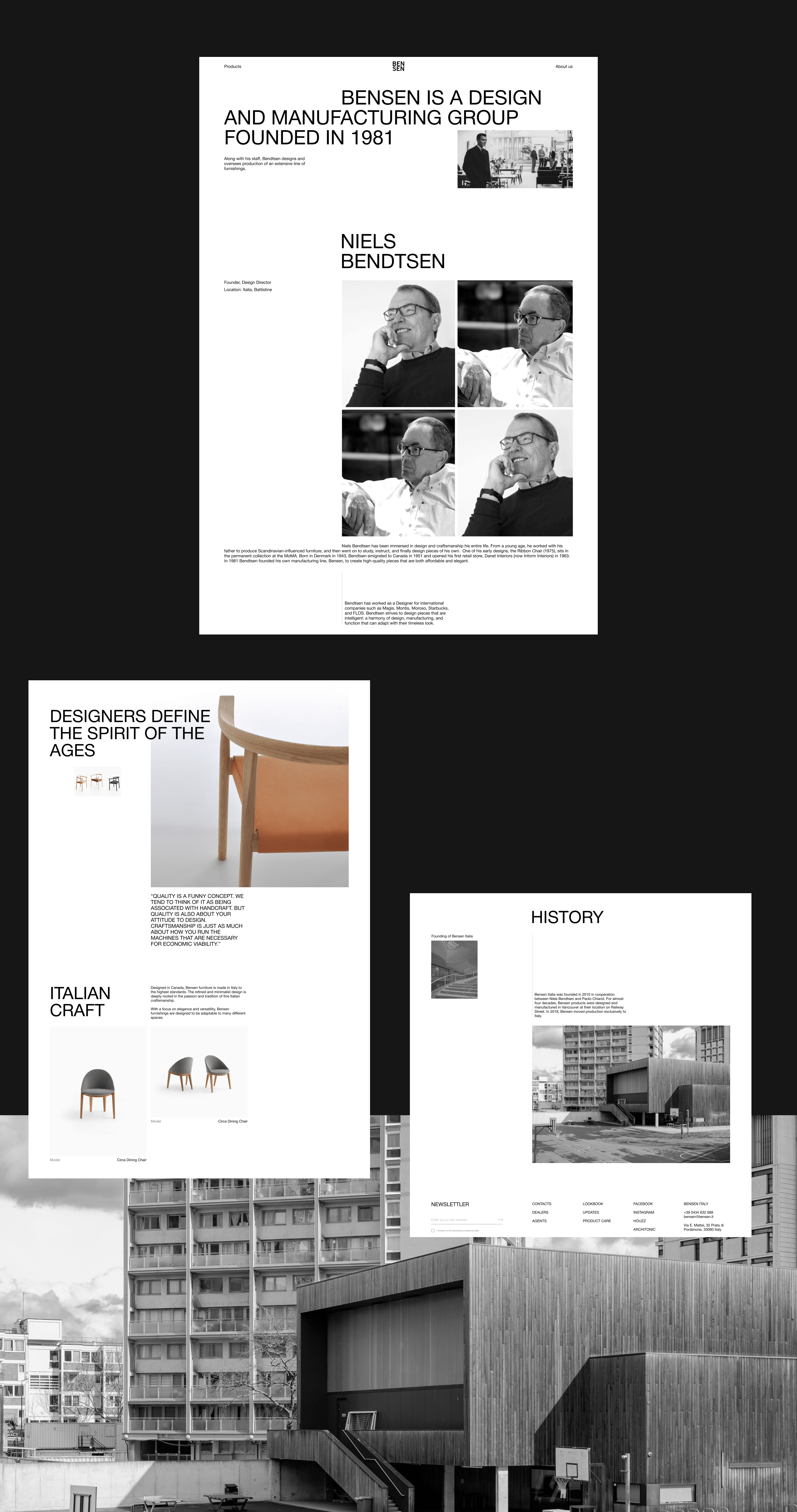 BENSEN | Corporate website redesign — Изображение №5 — Интерфейсы, Брендинг, Графика на Dprofile