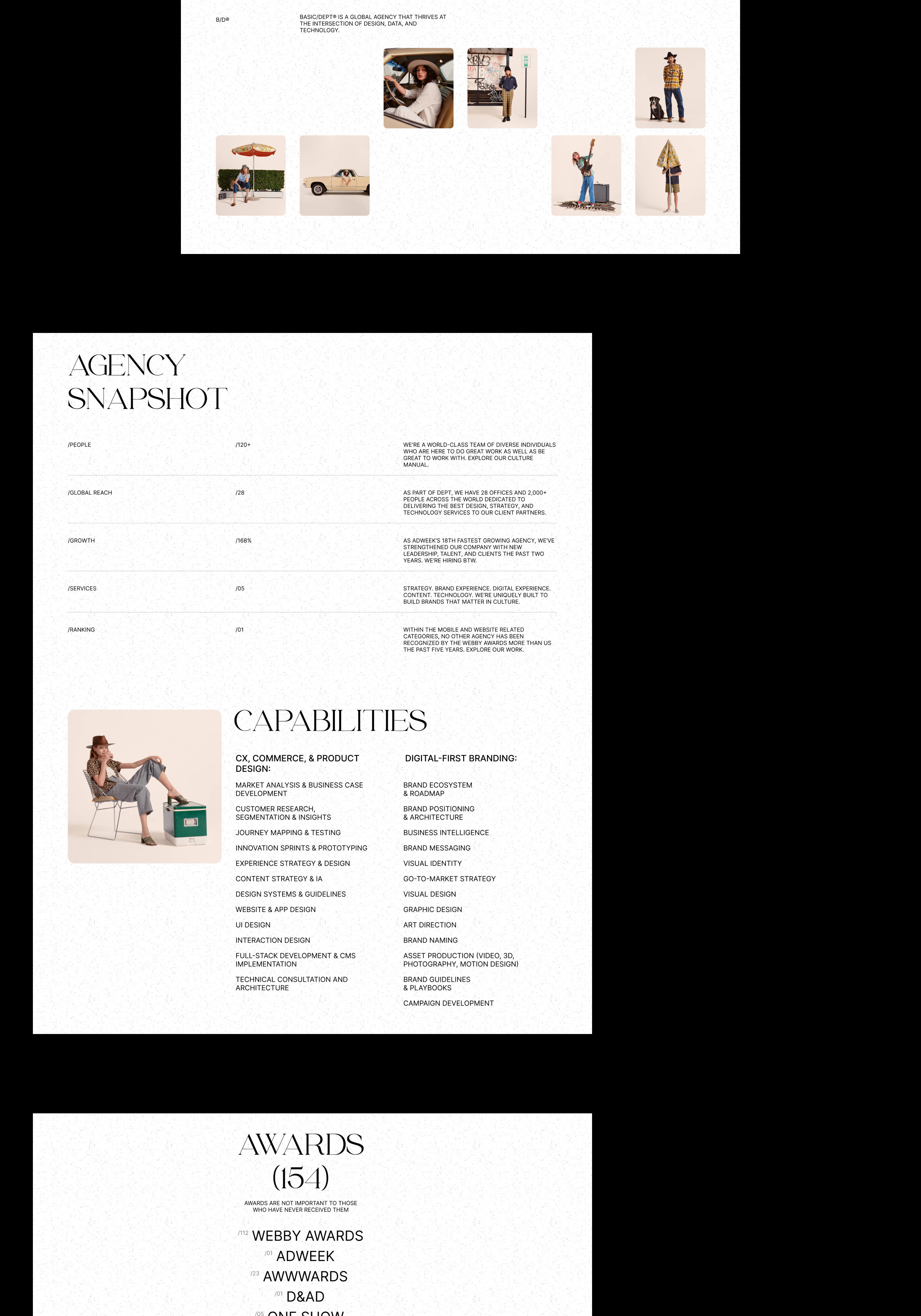 BASIC/DEPT AGENCY - studio identity & website — Изображение №7 — Интерфейсы, Брендинг, Графика на Dprofile