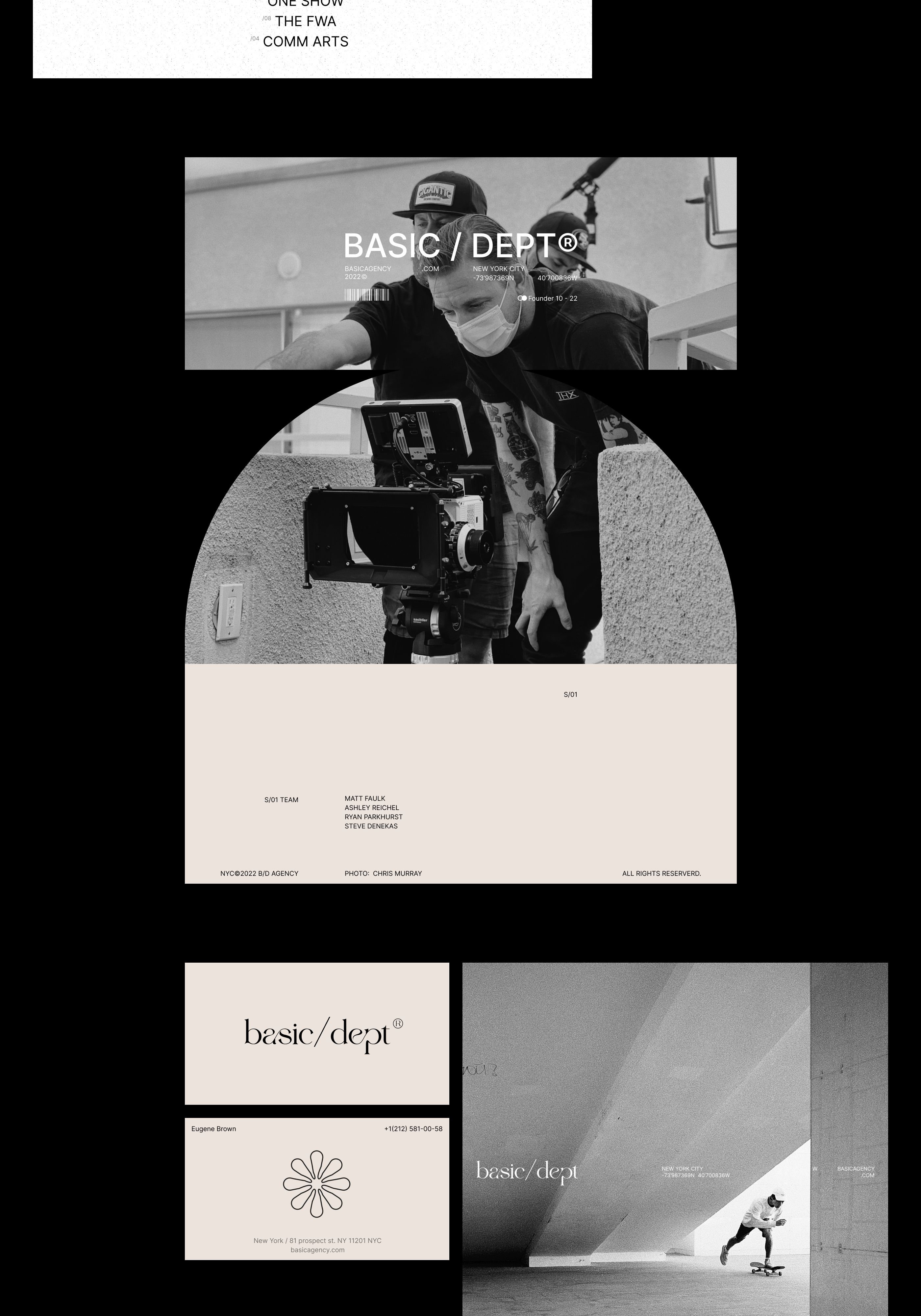 BASIC/DEPT AGENCY - studio identity & website — Изображение №8 — Интерфейсы, Брендинг, Графика на Dprofile