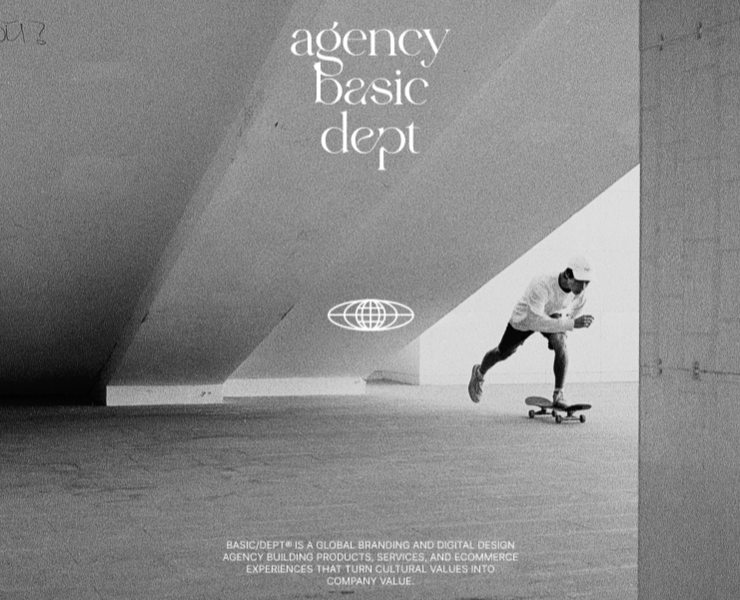 BASIC/DEPT AGENCY - studio identity & website — Интерфейсы, Брендинг, Графика на Dprofile