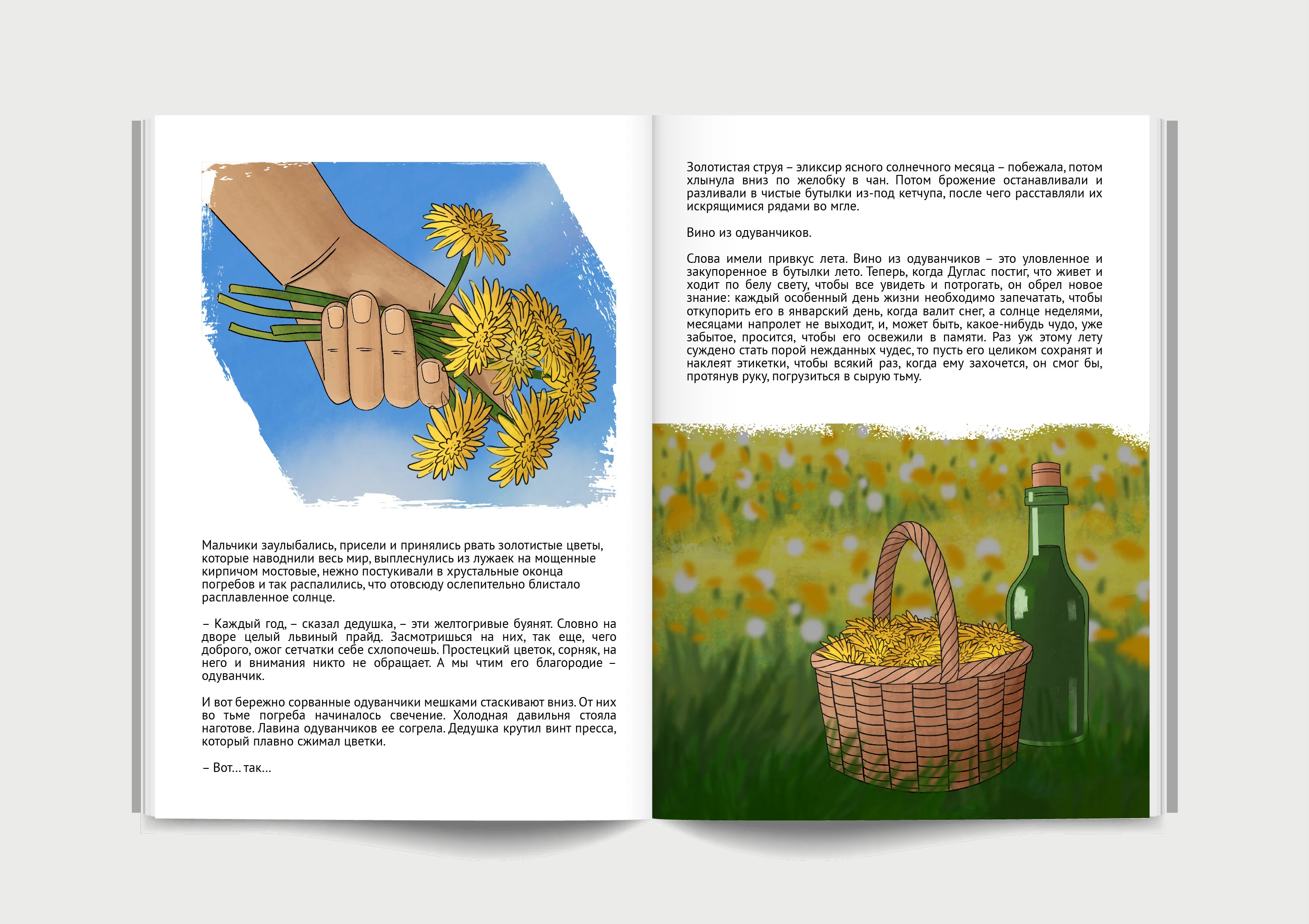 Иллюстрации для книги "Вино из одуванчиков" — Изображение №2 — Иллюстрация на Dprofile