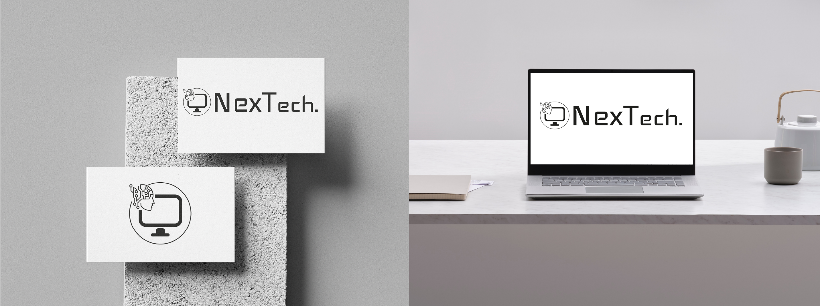 Логотип для компании "NexTech" — Изображение №3 — Брендинг на Dprofile