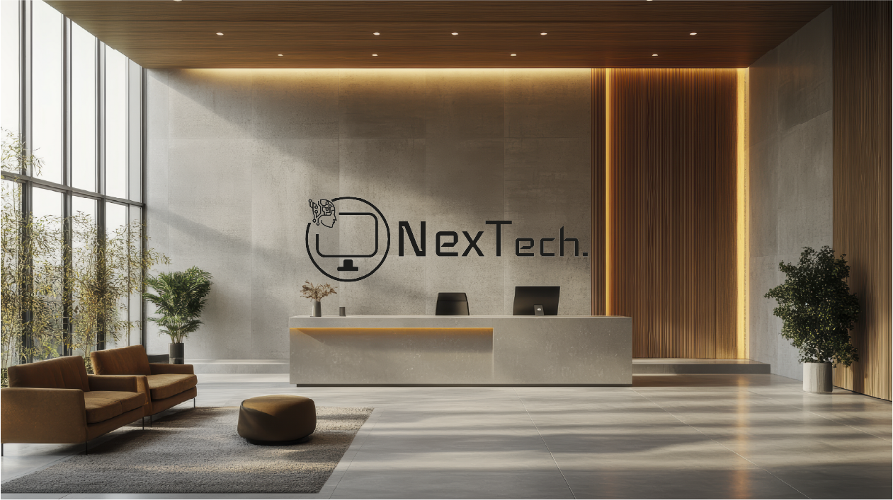 Логотип для компании "NexTech" — Изображение №1 — Брендинг на Dprofile