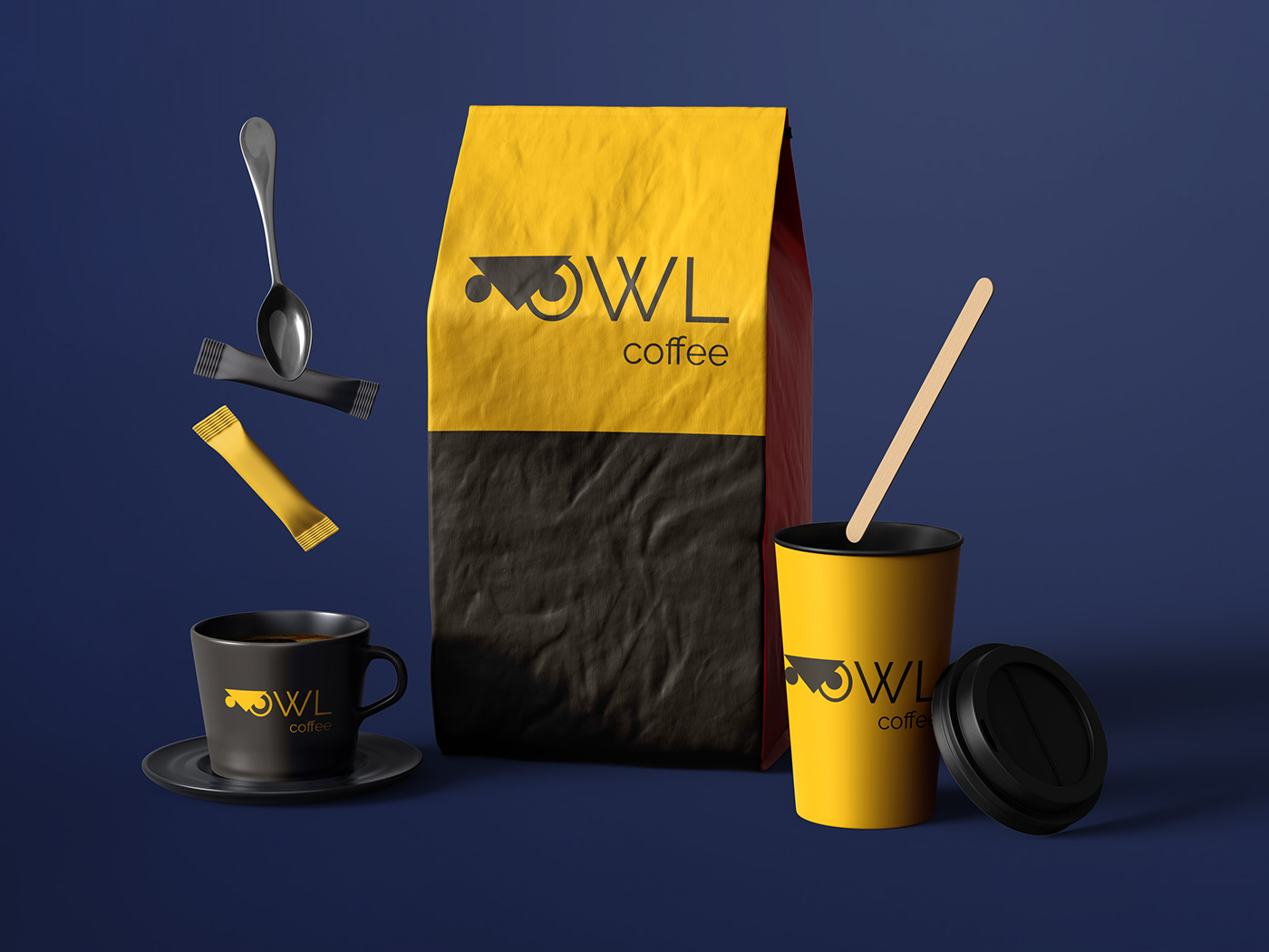 Логотип для кофейни OWL COFFEE — Изображение №7 — Брендинг на Dprofile