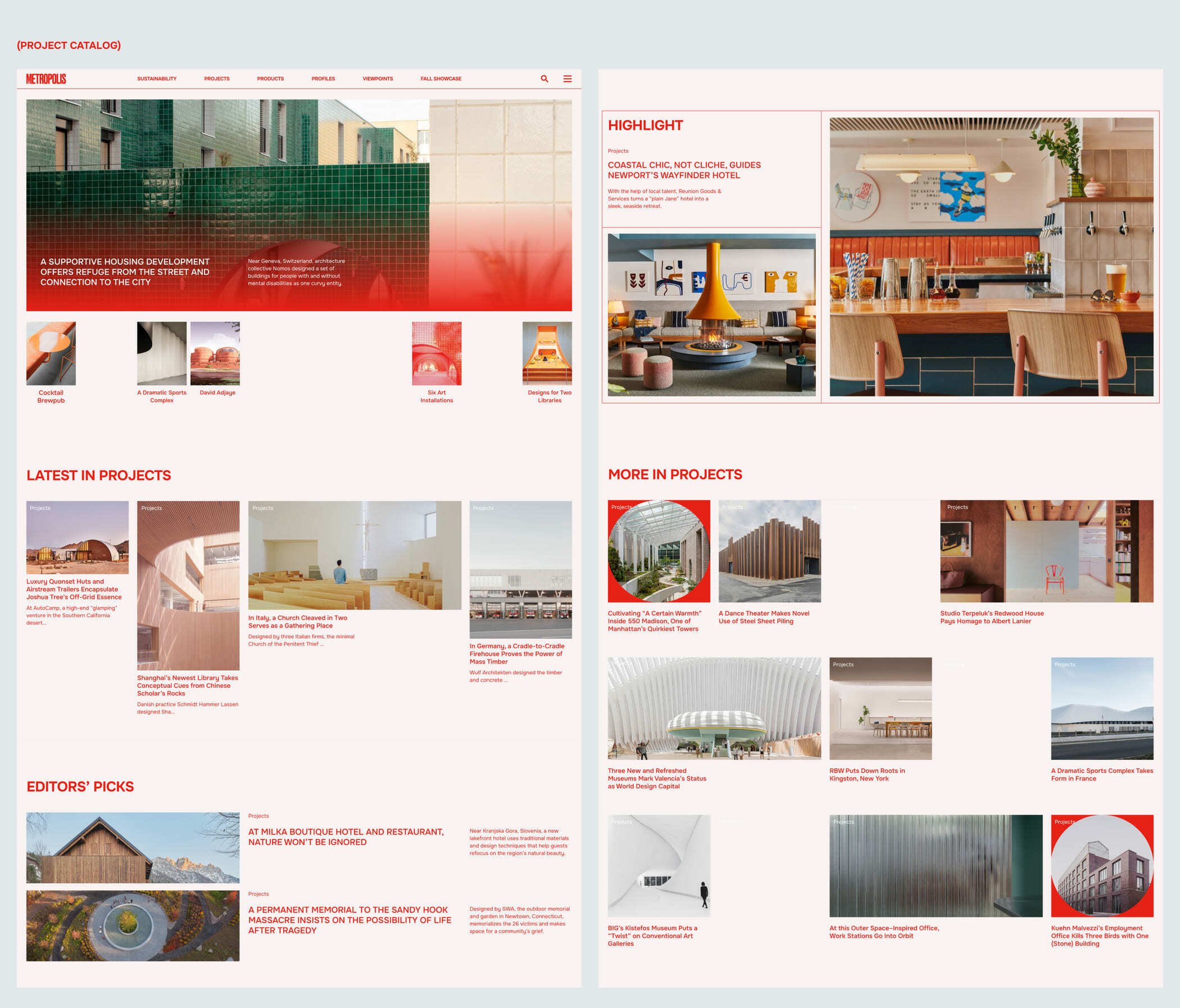 Metropolis | News website redesign — Изображение №6 — Интерфейсы на Dprofile