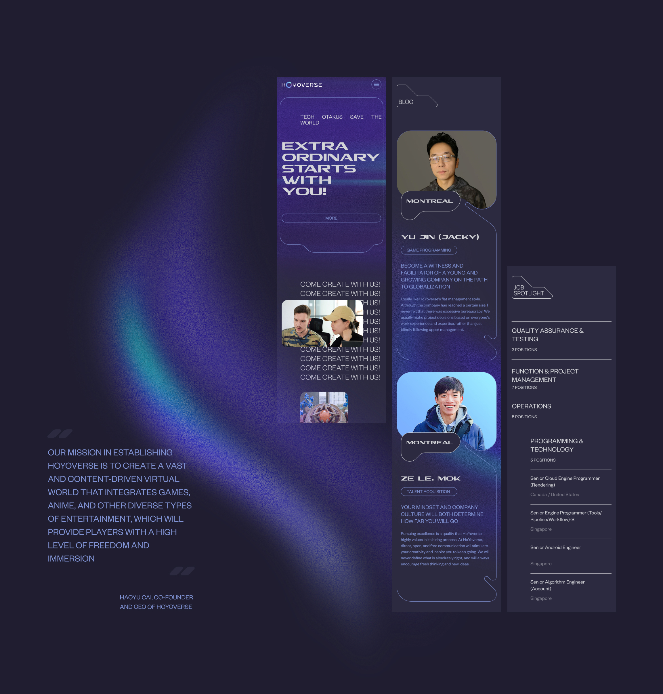 HoYoverse | Corporate website redesign — Изображение №3 — Интерфейсы на Dprofile