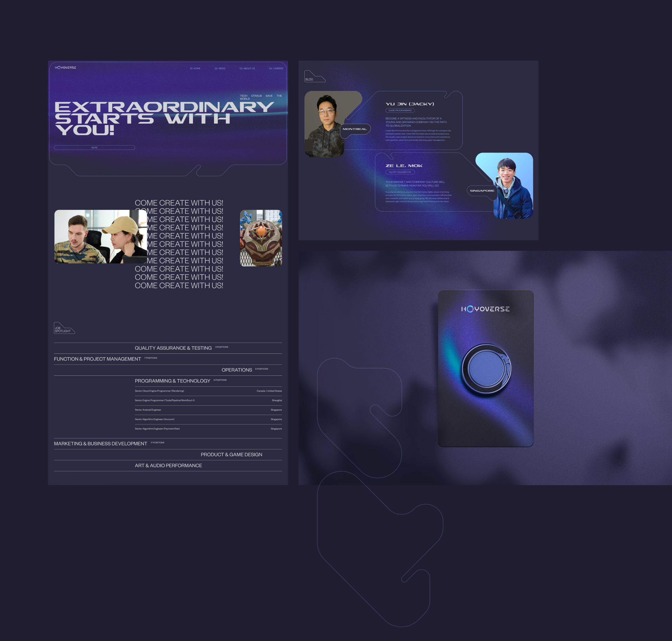 HoYoverse | Corporate website redesign — Изображение №4 — Интерфейсы на Dprofile