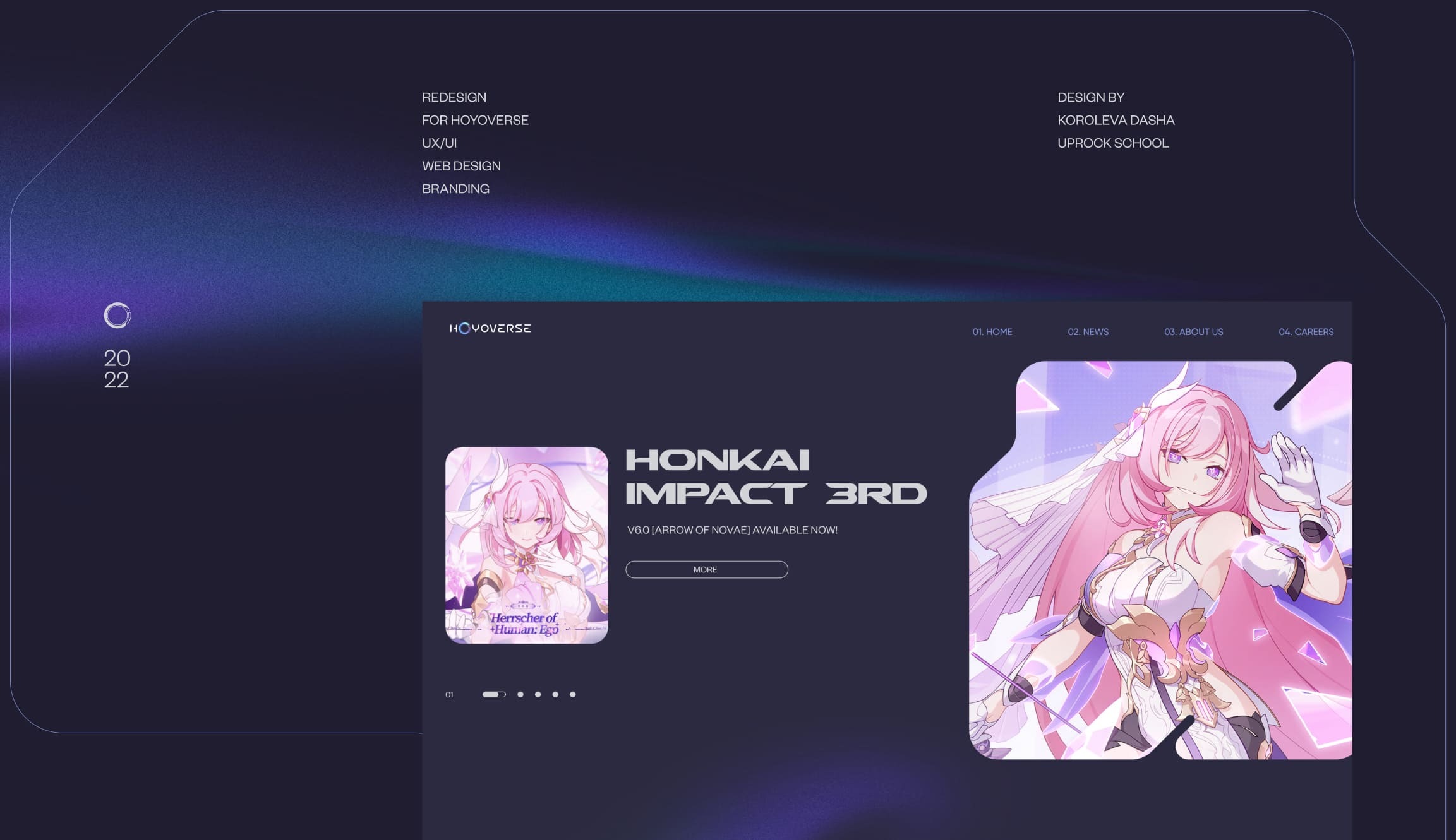 HoYoverse | Corporate website redesign — Изображение №1 — Интерфейсы на Dprofile