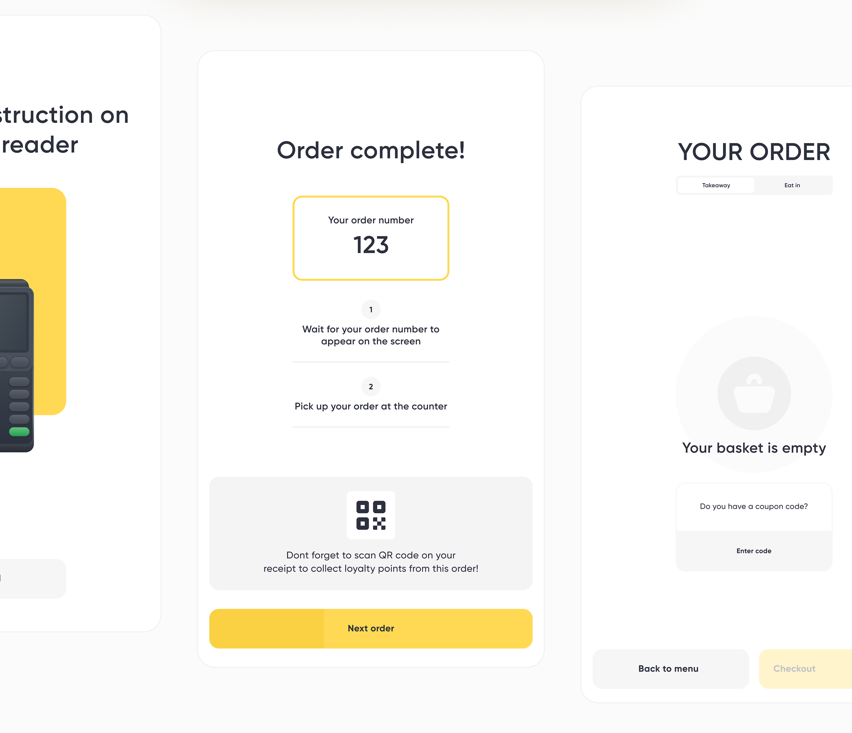Self Order Kiosk - UI/UX — Изображение №9 — Интерфейсы, Анимация на Dprofile