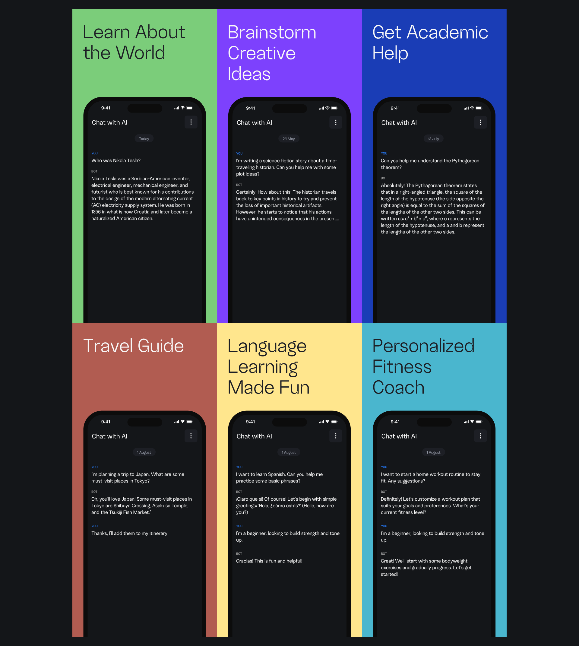 App Design — AI Chat Helper: Work & Study — Изображение №9 — Интерфейсы на Dprofile
