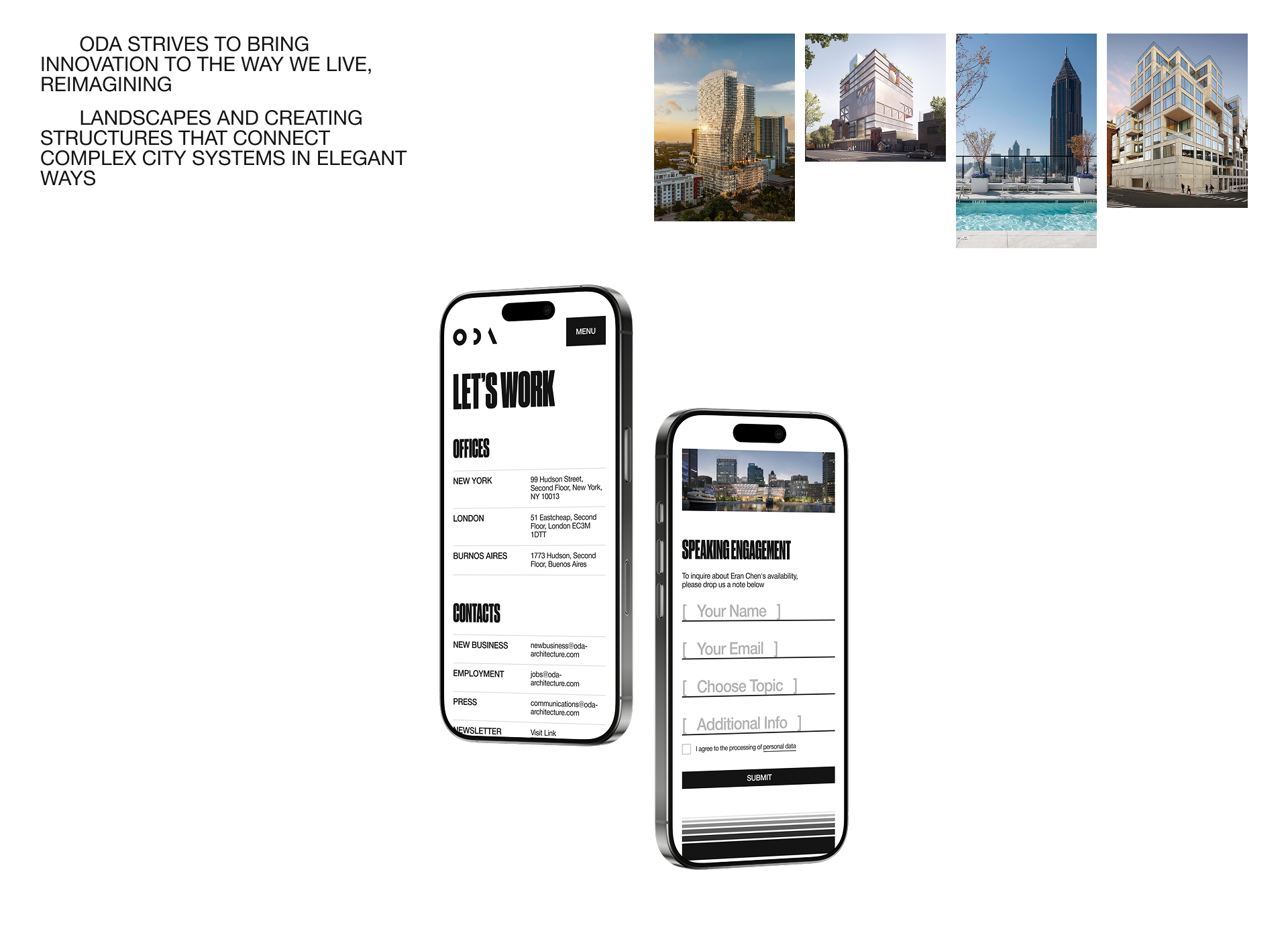 ODA Architecture | Corporate Website — Изображение №18 — Интерфейсы на Dprofile