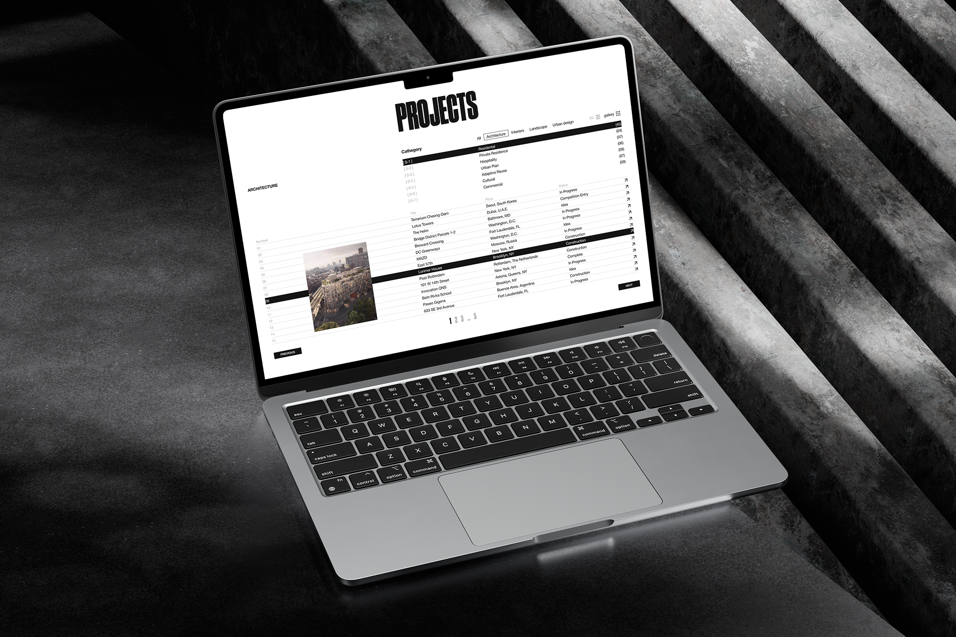 ODA Architecture | Corporate Website — Изображение №4 — Интерфейсы на Dprofile