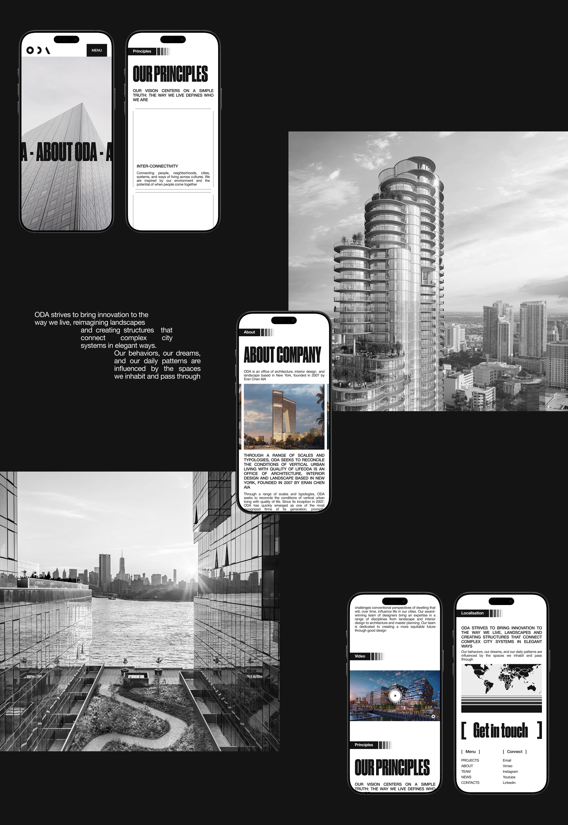 ODA Architecture | Corporate Website — Изображение №12 — Интерфейсы на Dprofile