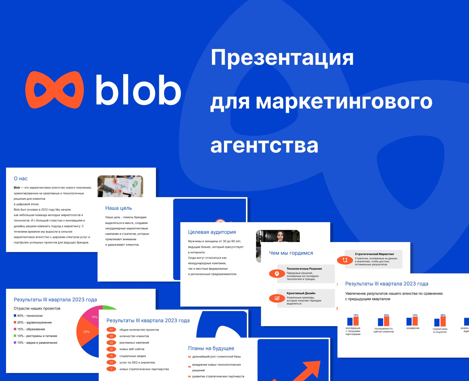 Презентация маркетингового агентства Blob — Маркетинг на Dprofile