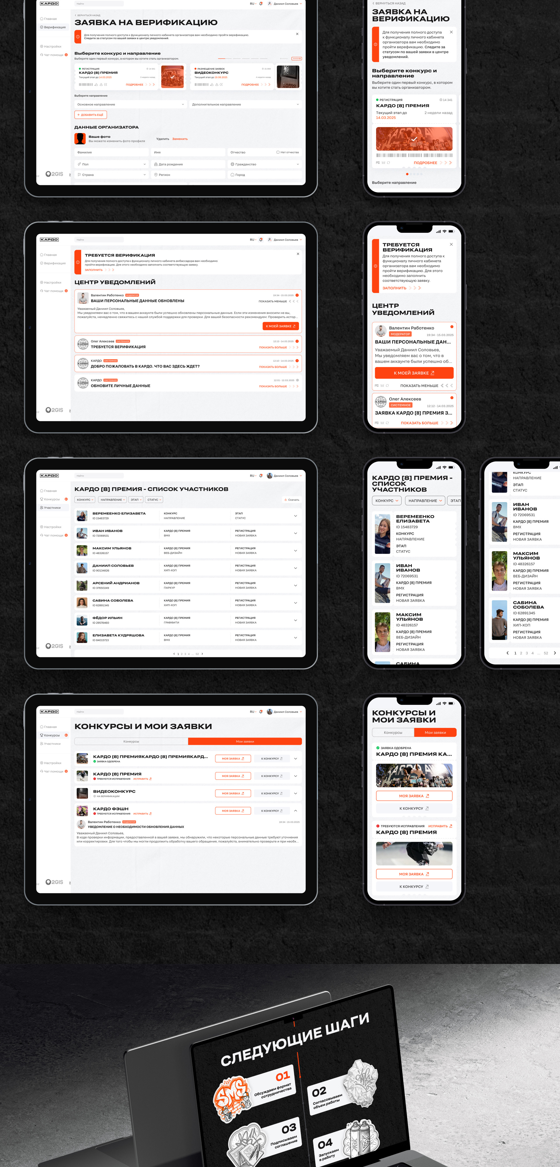 KARDO AWARD | Премия КАРДО — Изображение №13 — Интерфейсы на Dprofile