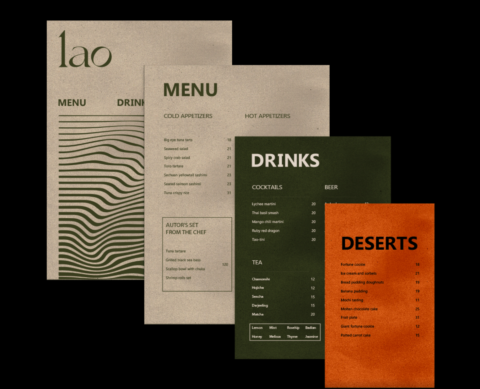 Identity for asian restaurant "Lao" — Брендинг на Dprofile