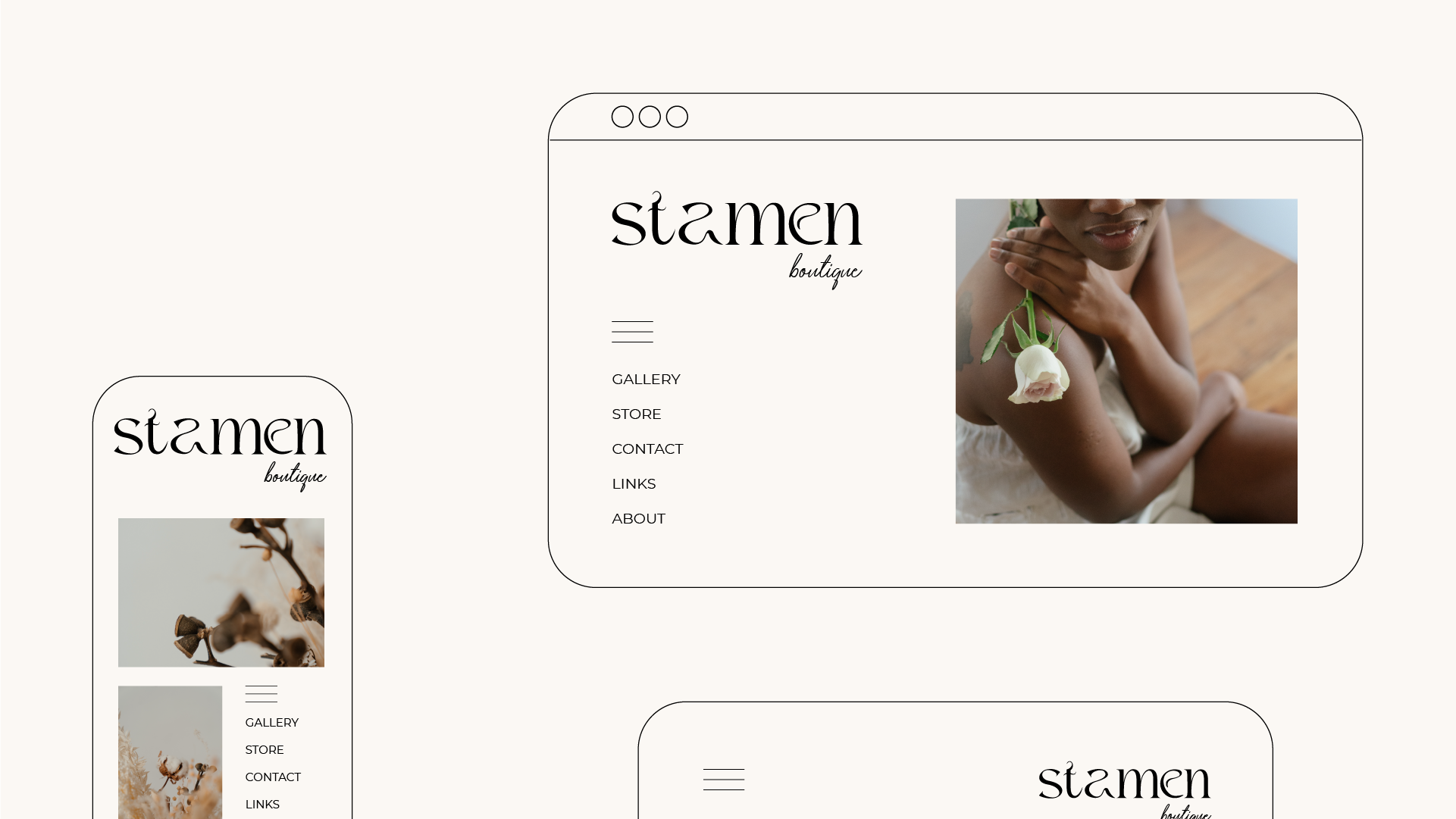 Logotype / Flower boutique / Stamen — Изображение №10 — Брендинг на Dprofile