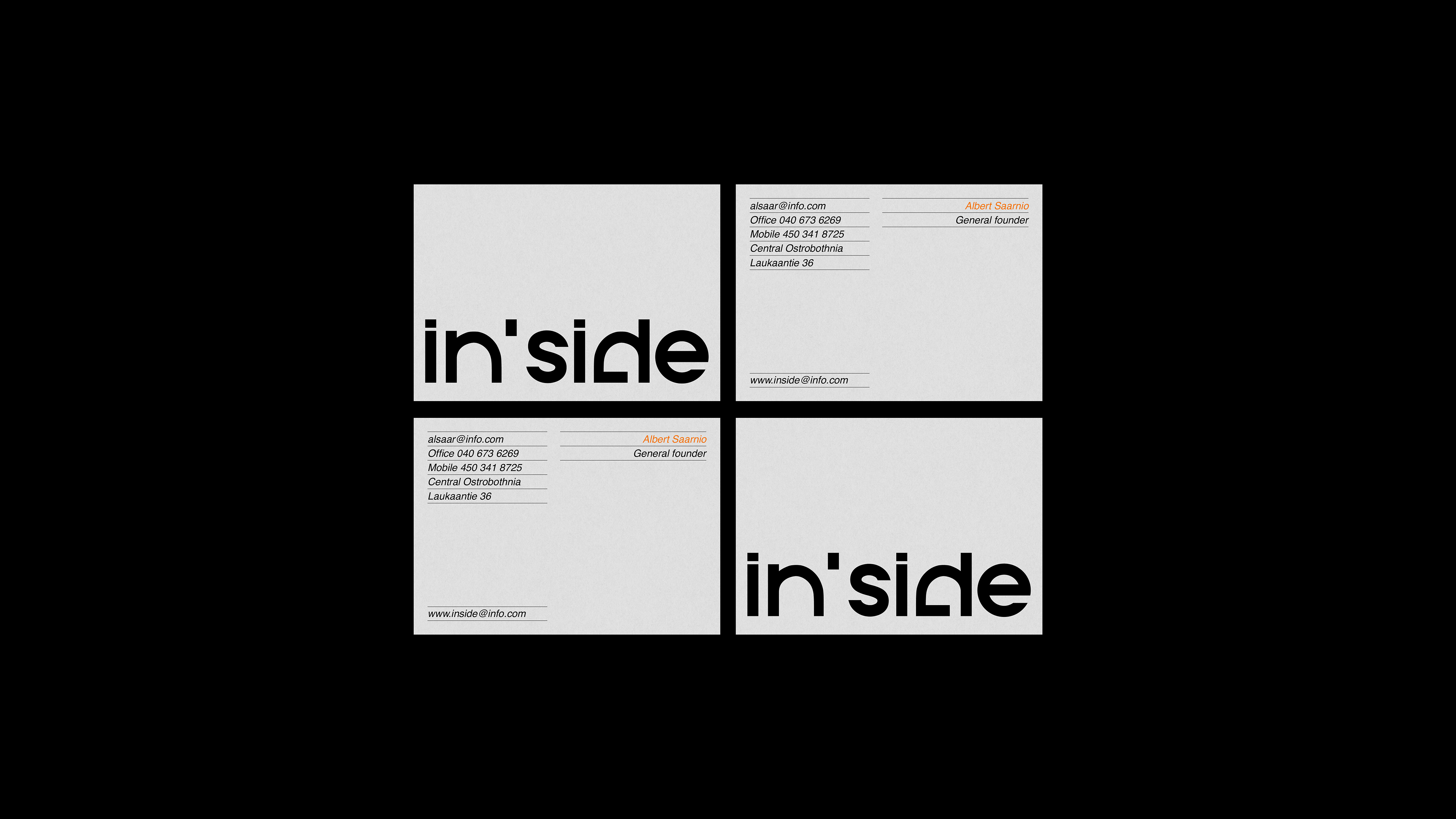 Logotype for interior studio INSIDE — Изображение №6 — Брендинг на Dprofile