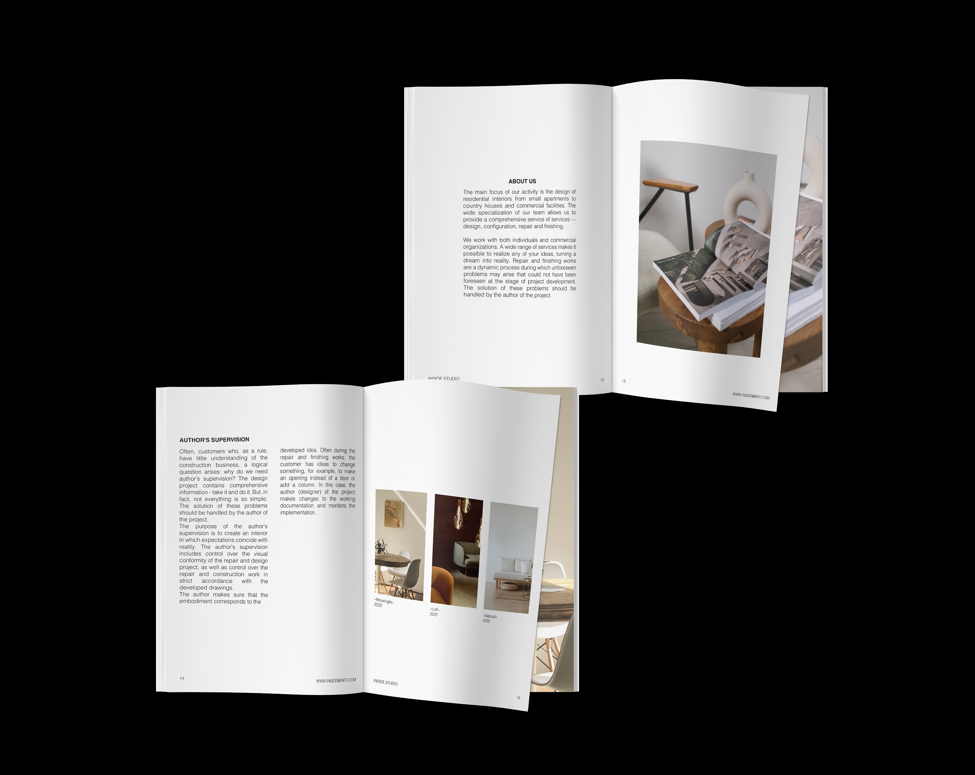 Logotype for interior studio INSIDE — Изображение №10 — Брендинг на Dprofile