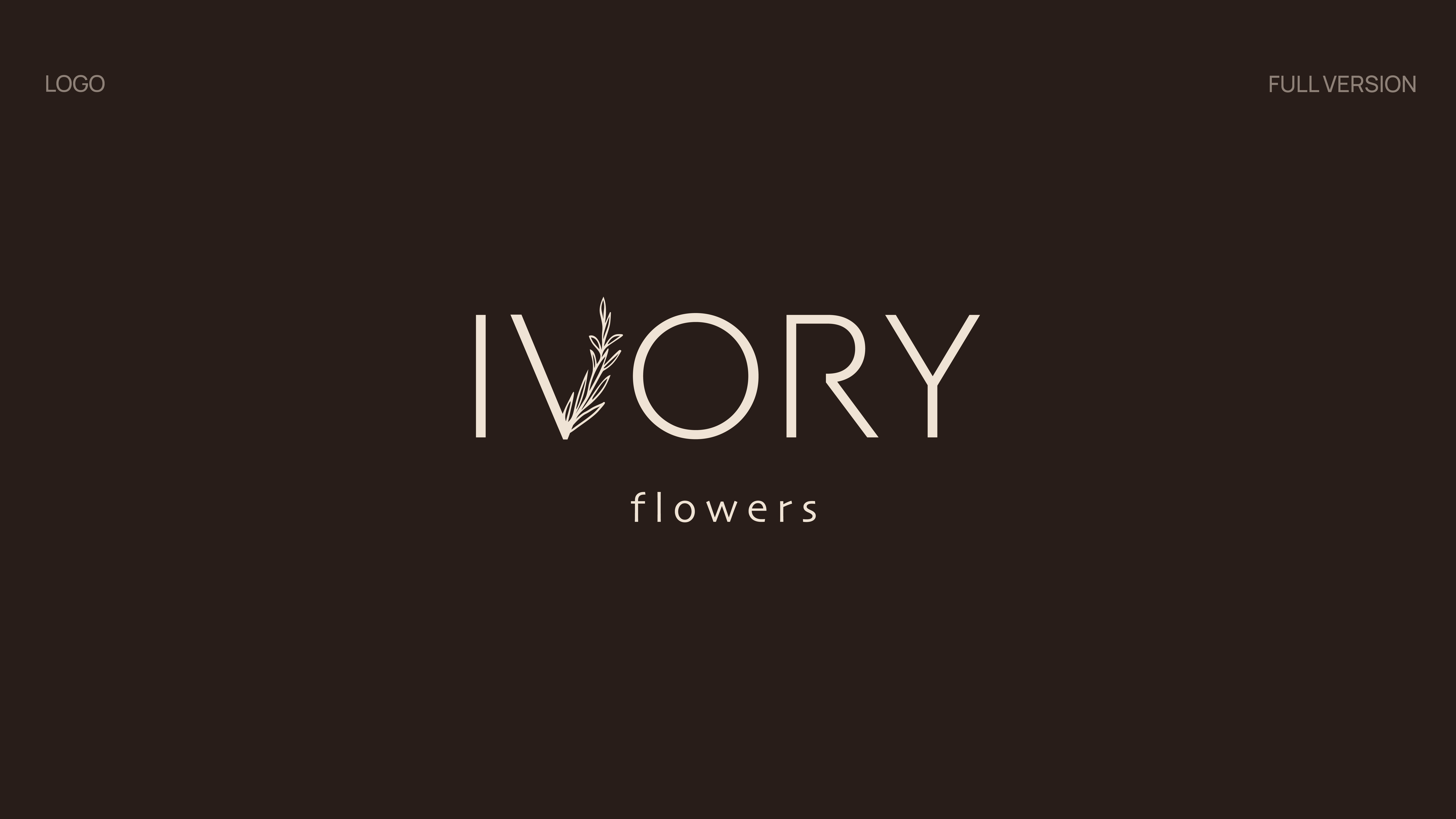 Фирменный стиль для цветочного бутика | Ivory flowers — Изображение №2 — Брендинг, Графика на Dprofile
