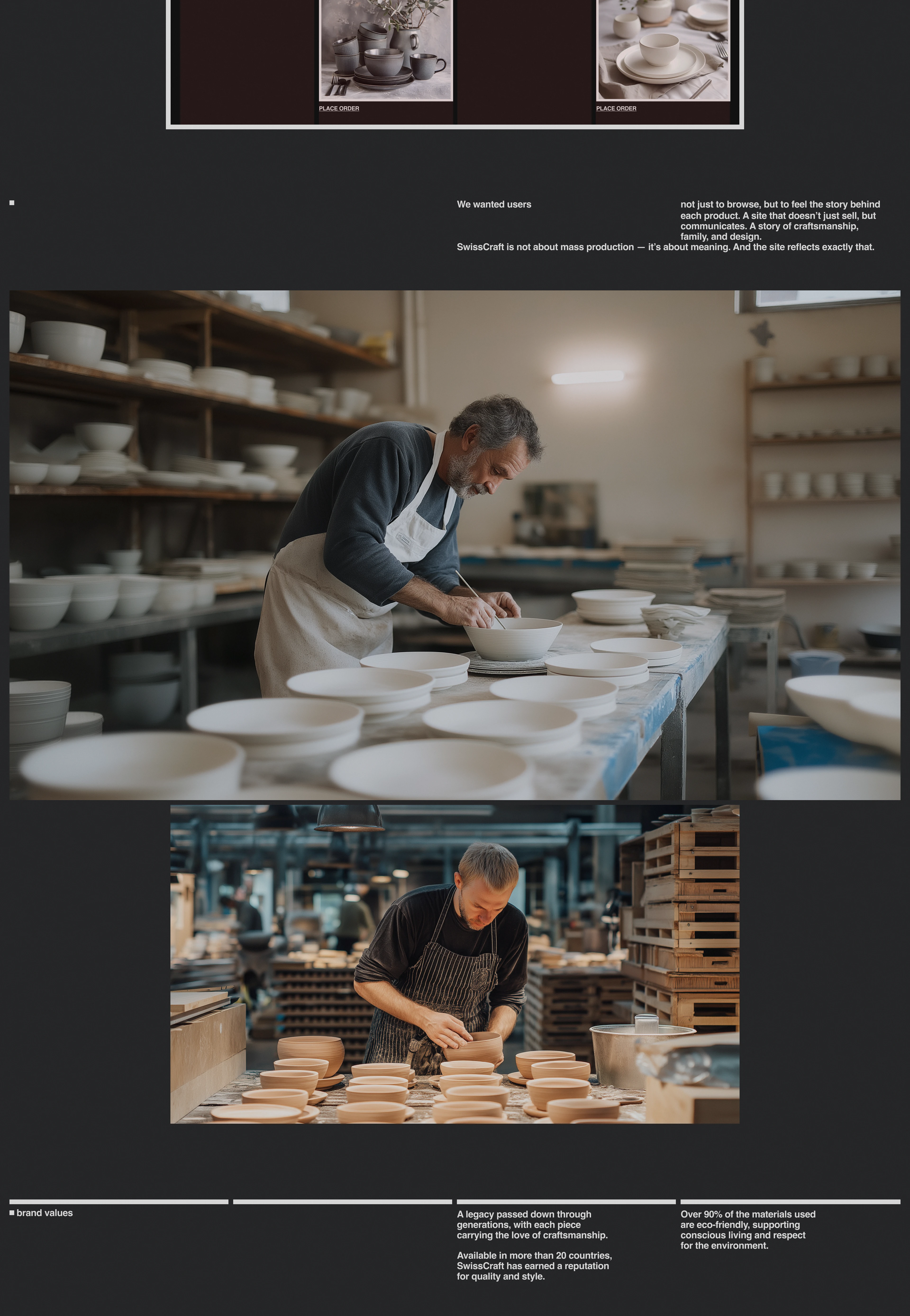 SwissCraft | Website design — Изображение №5 — Интерфейсы на Dprofile