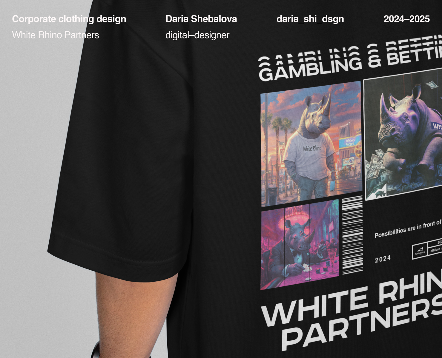 White Rhino Partners | Corporate merch|Branding на Dprofile