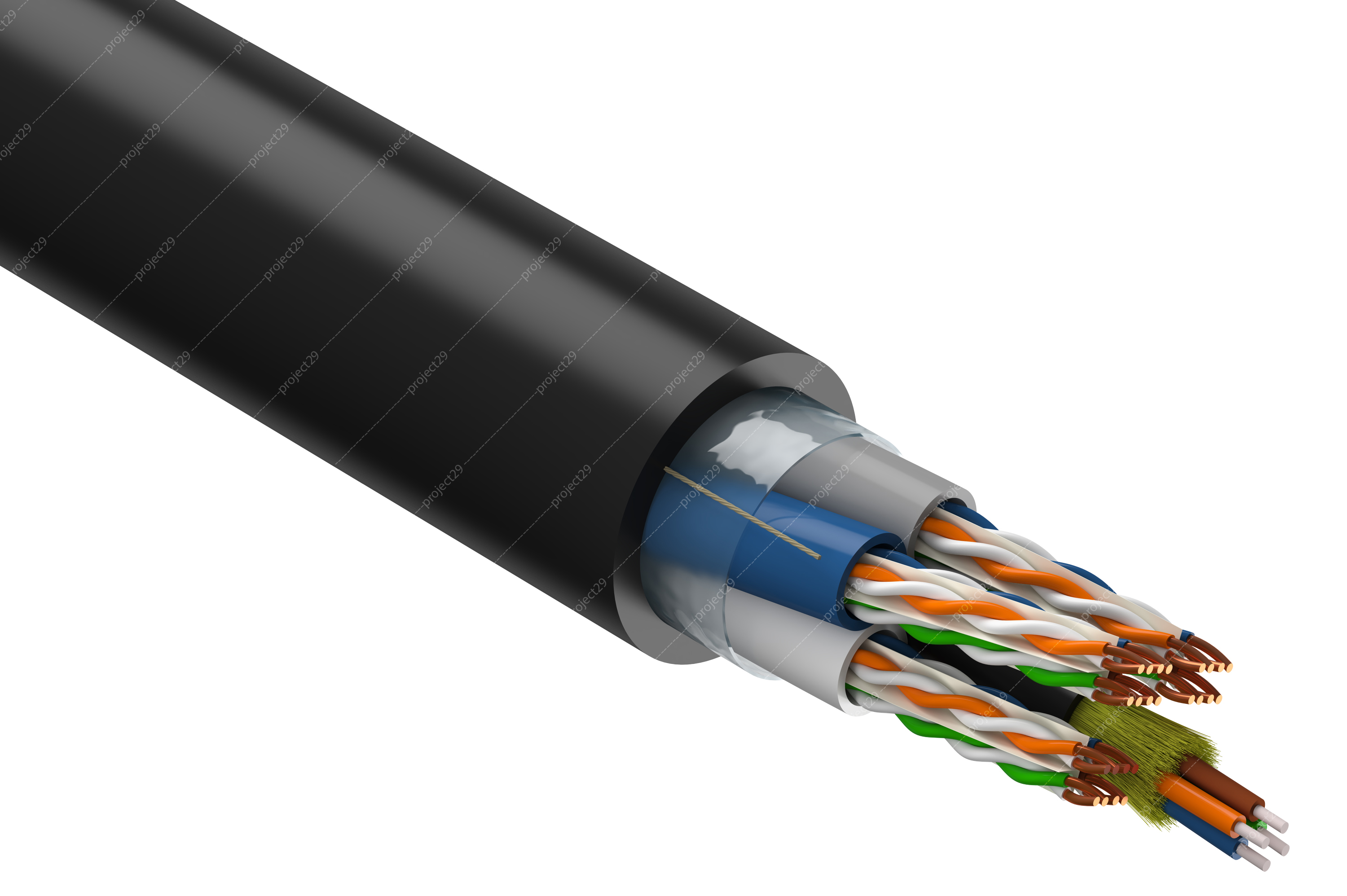 Оптические самонесущие кабели — Изображение №1 — 3D на Dprofile