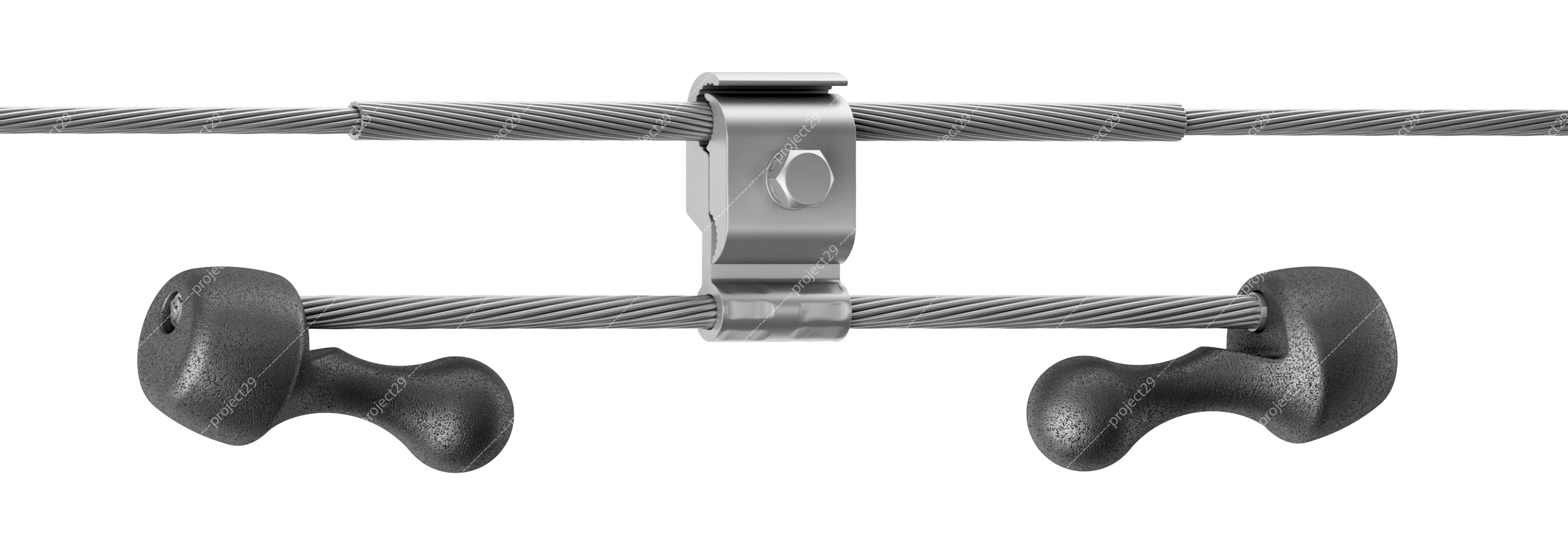 Линейная арматура для ЛЭП и защитные протекторы. — Изображение №1 — 3D на Dprofile