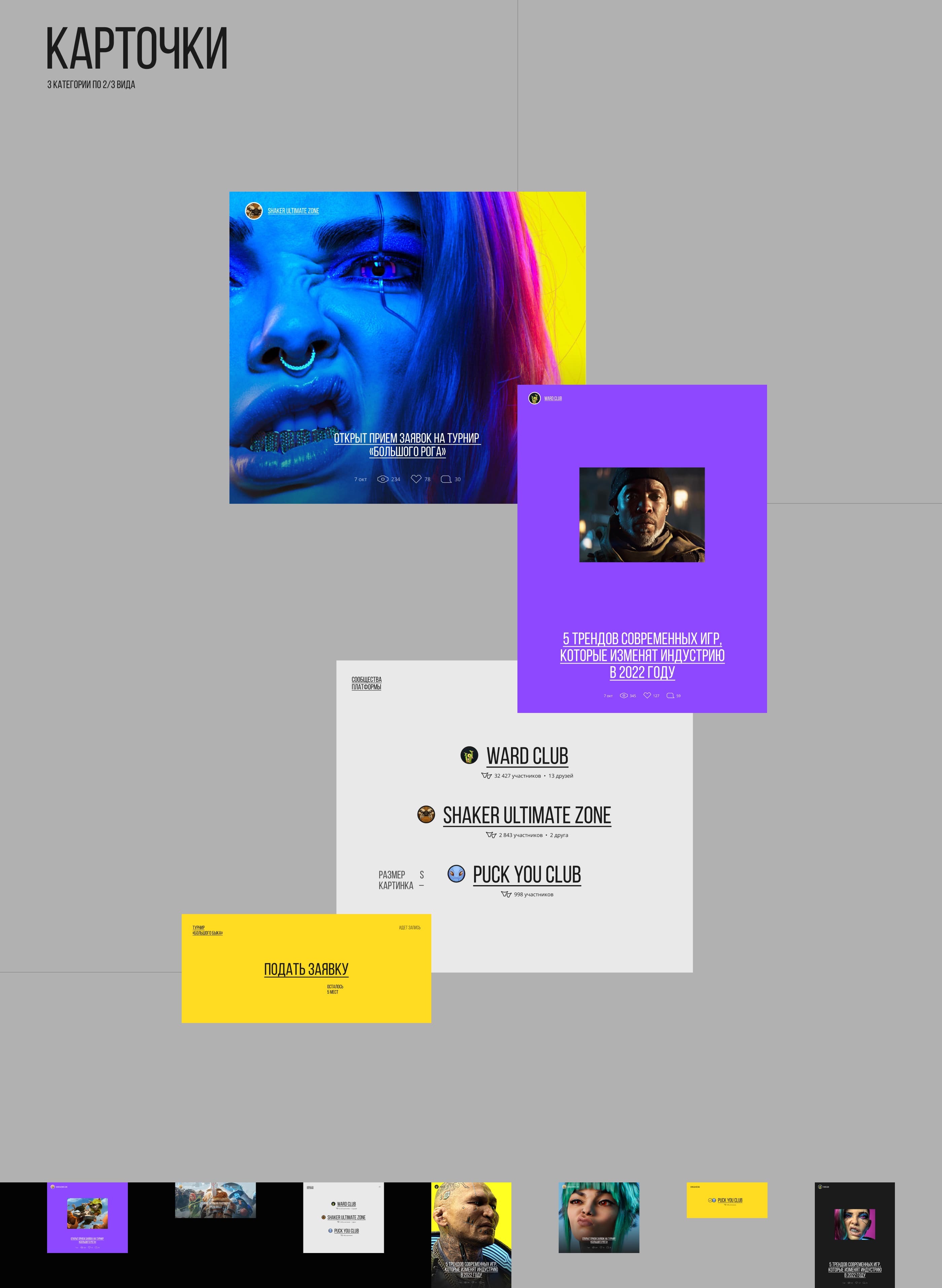 ARENA BULLS. Платформа — Изображение №7 — Интерфейсы на Dprofile