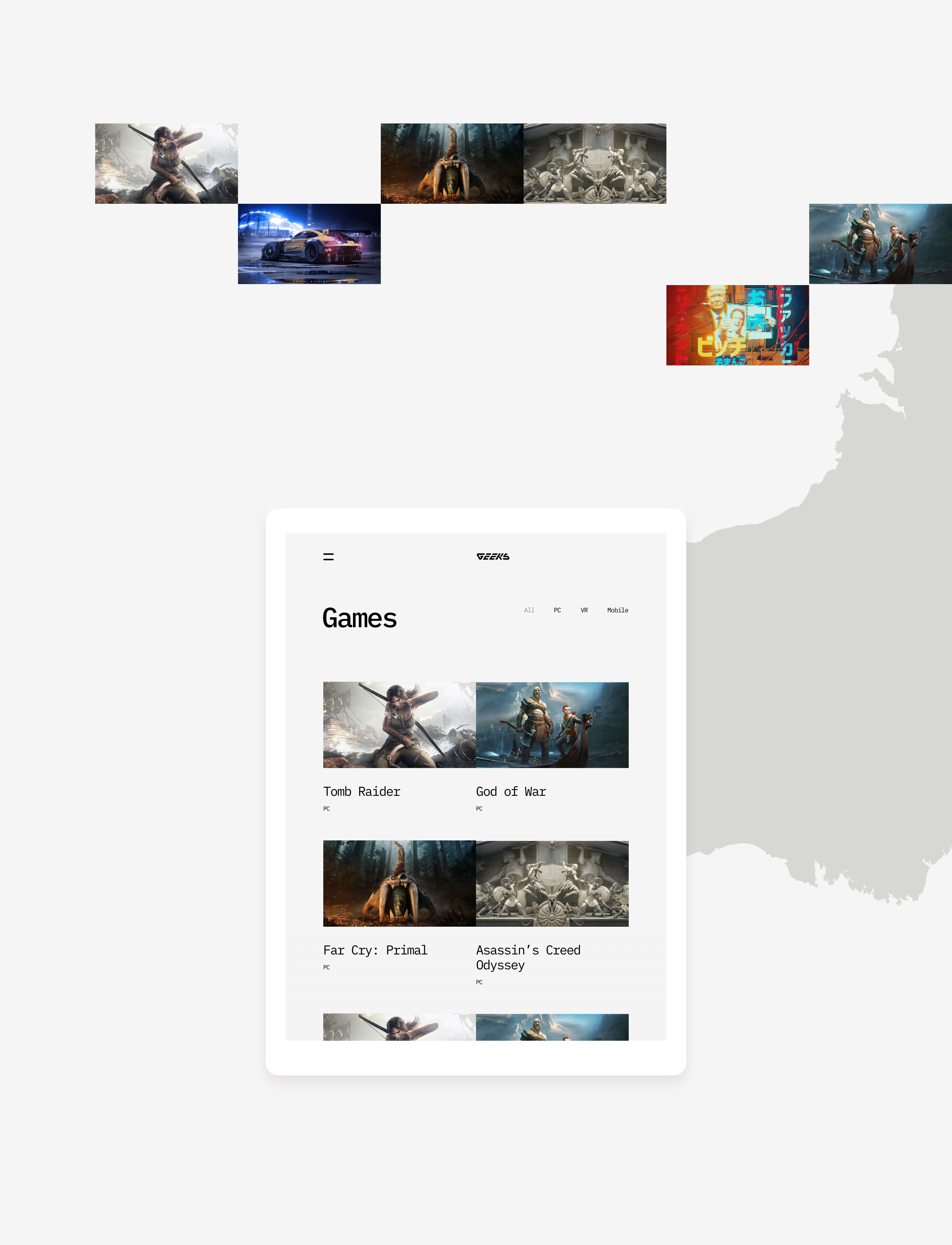 Geeks Games — Изображение №9 — Интерфейсы на Dprofile