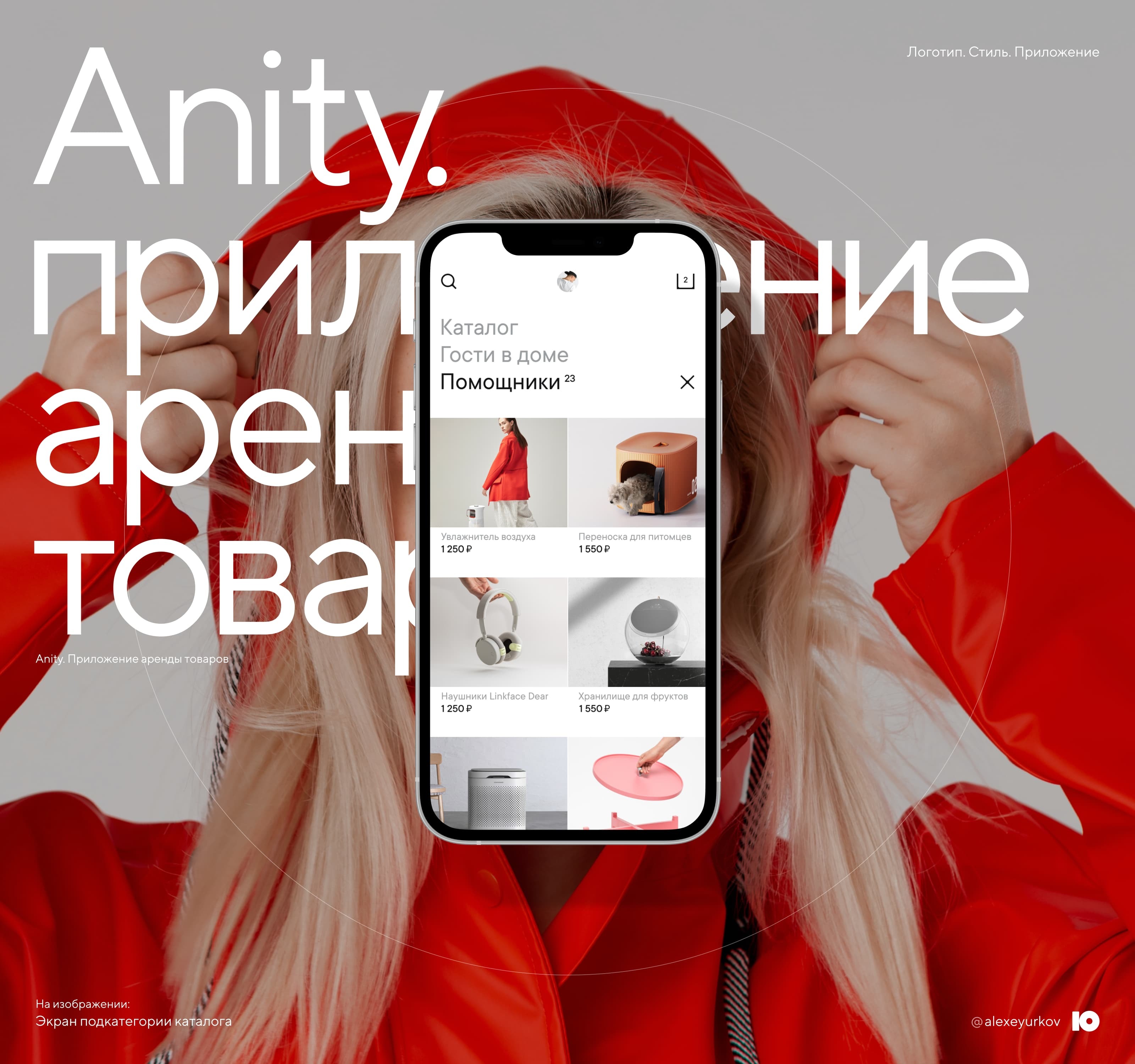 Anity. Приложение аренды — Изображение №1 — Интерфейсы, Брендинг на Dprofile