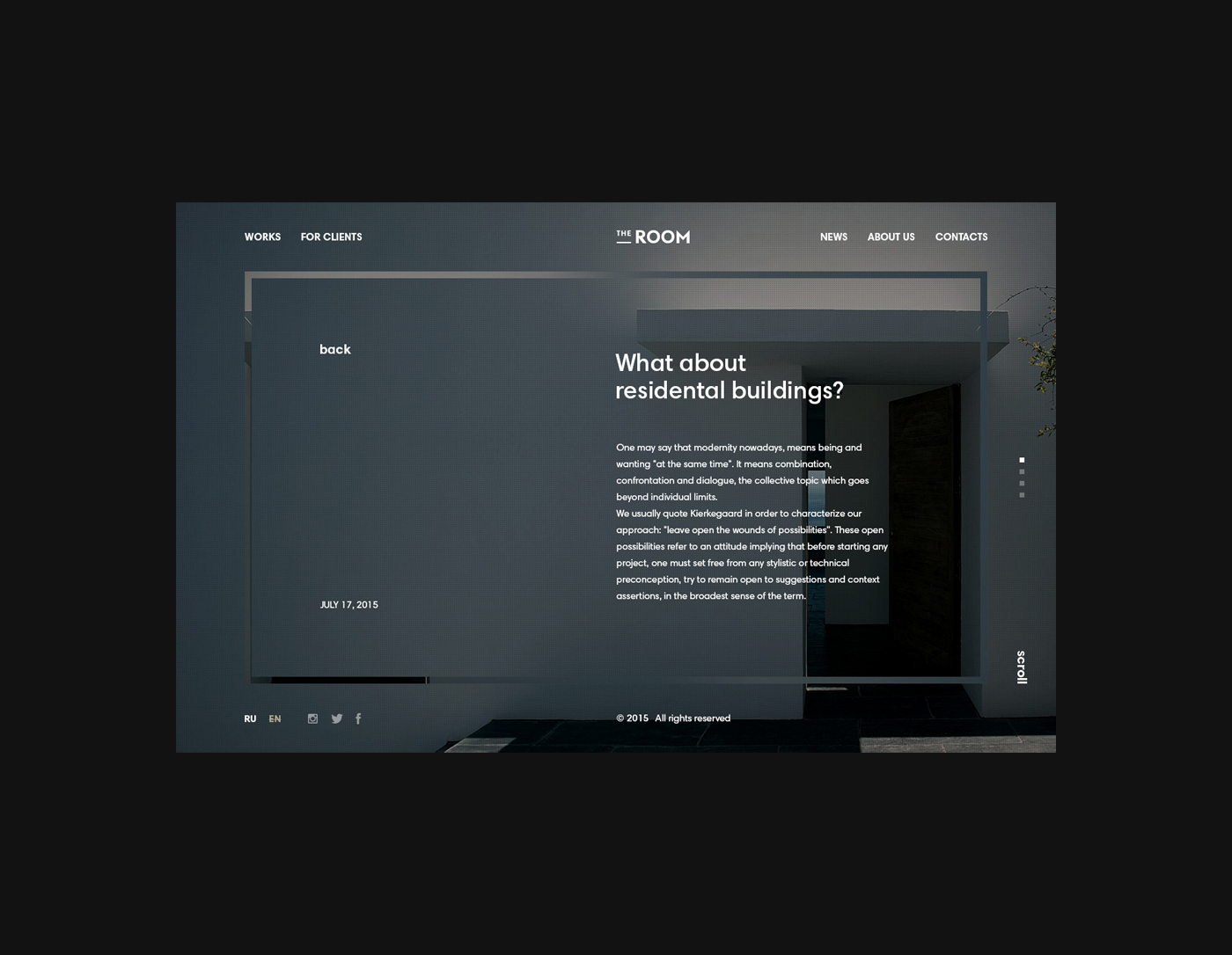 The Room — Изображение №11 — Интерфейсы, Анимация на Dprofile