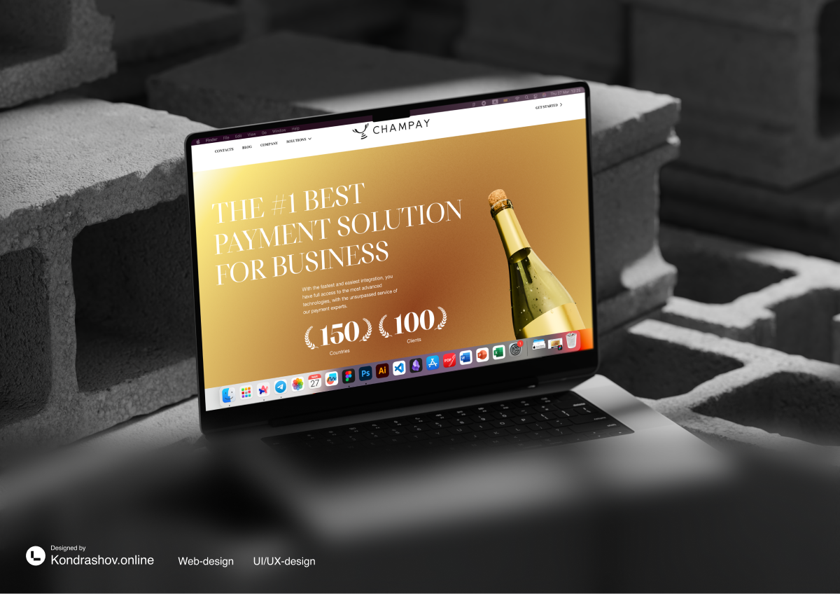 Web-site for champay — Изображение №1 — Интерфейсы на Dprofile