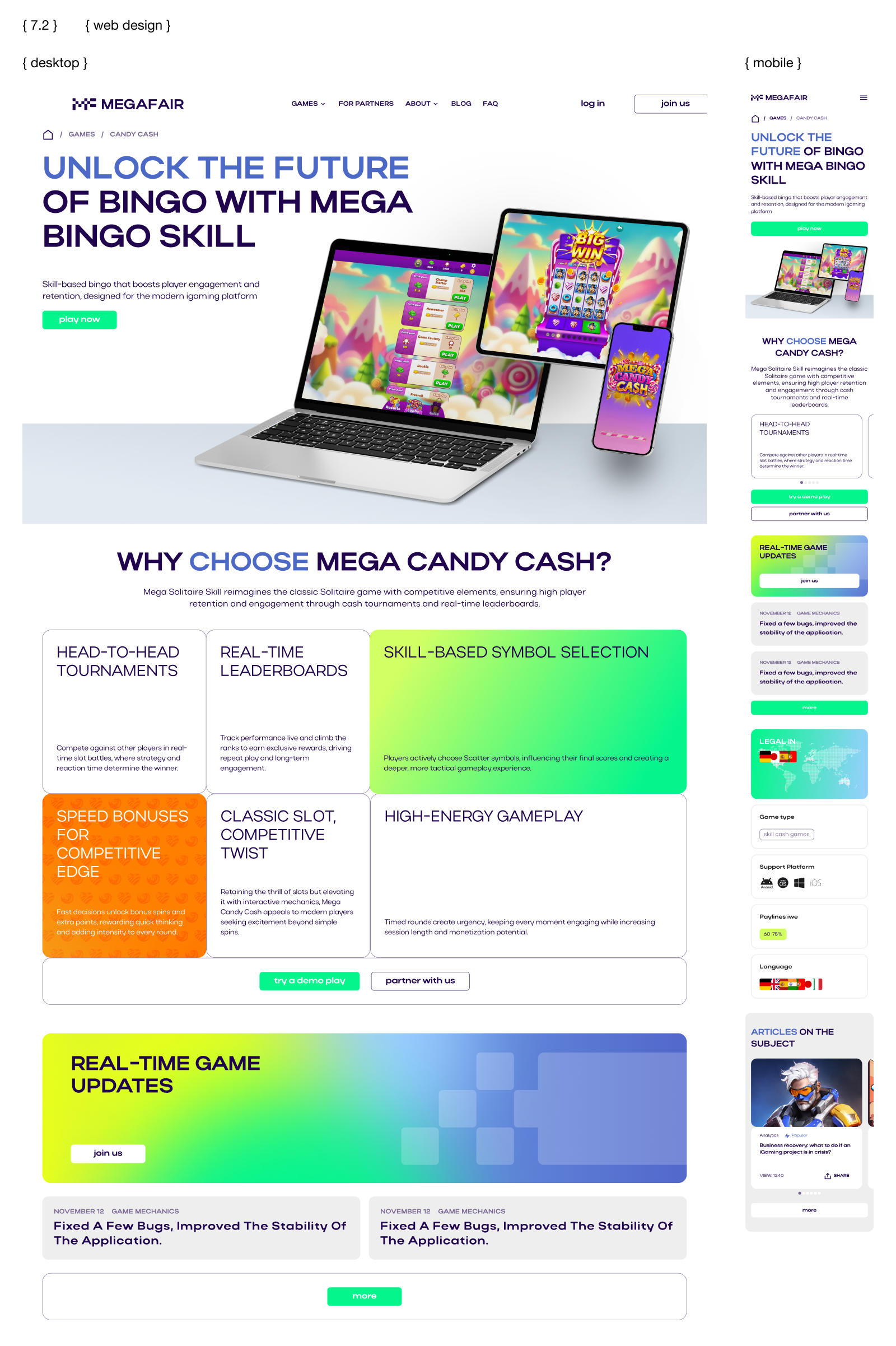 Многостраничный сайт для megafair — Изображение №12 — Интерфейсы, Анимация на Dprofile