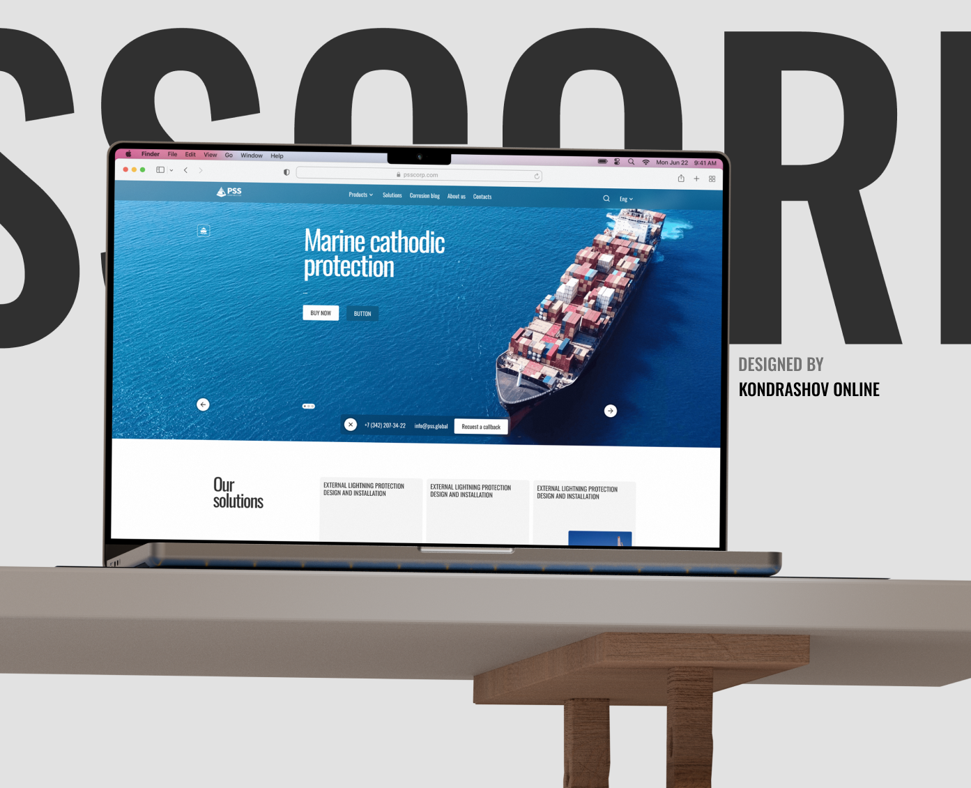 Website for PSS CORP. — Интерфейсы на Dprofile