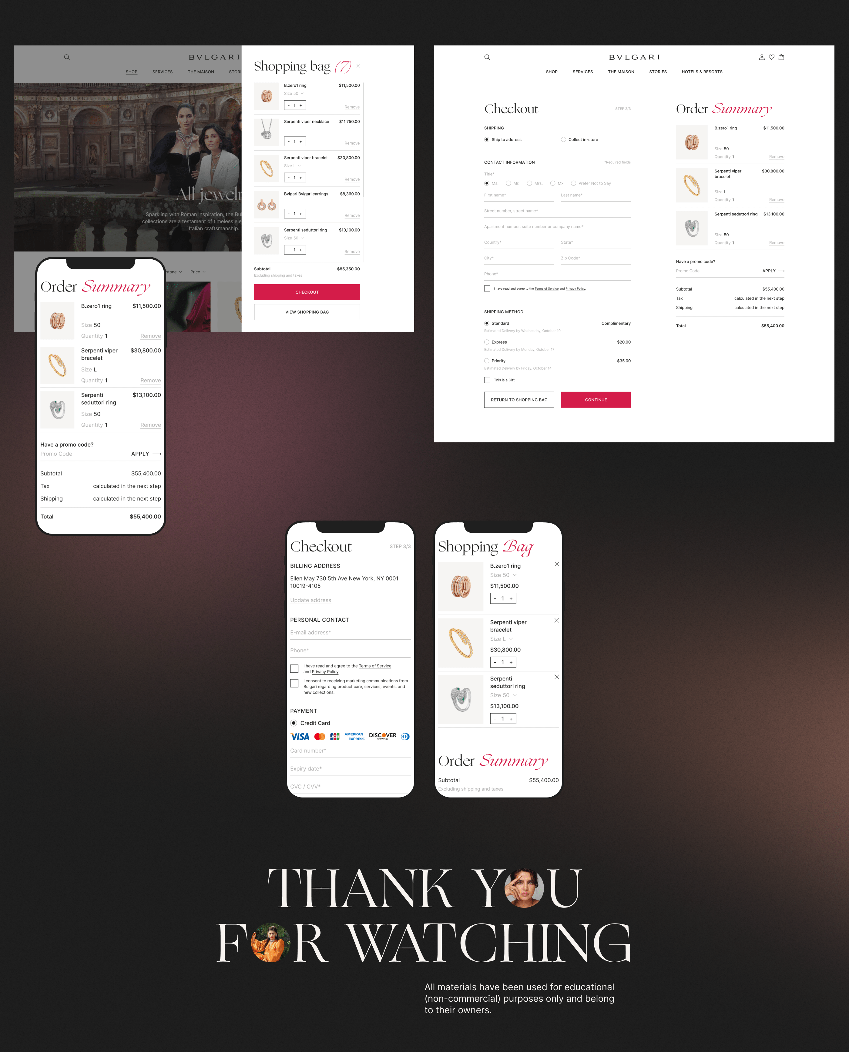 BVLGARI | E-commerce redesign — Изображение №10 — Интерфейсы, Брендинг на Dprofile