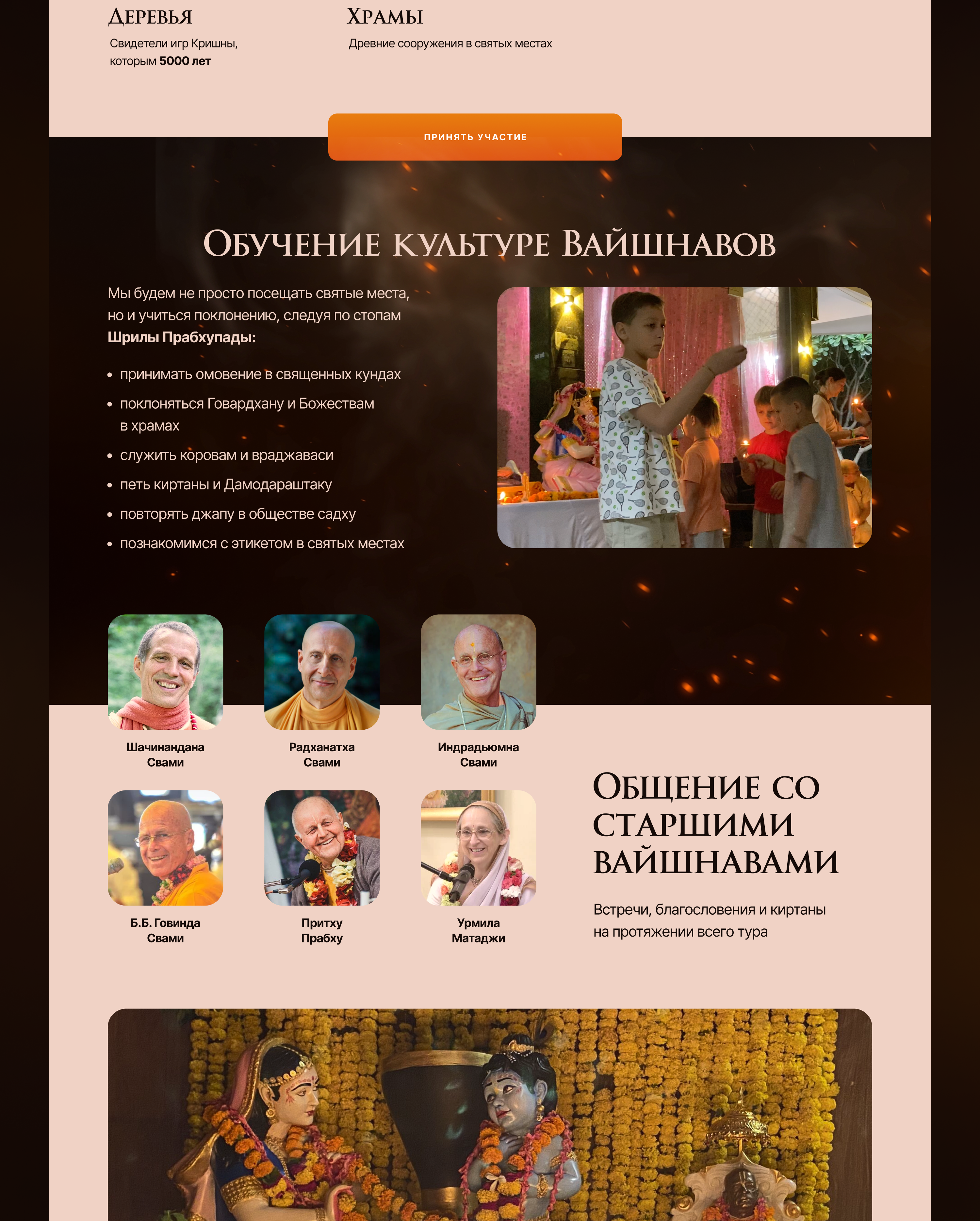 Дизайн лендинга для тура по Индии — Изображение №5 — Интерфейсы, Брендинг на Dprofile
