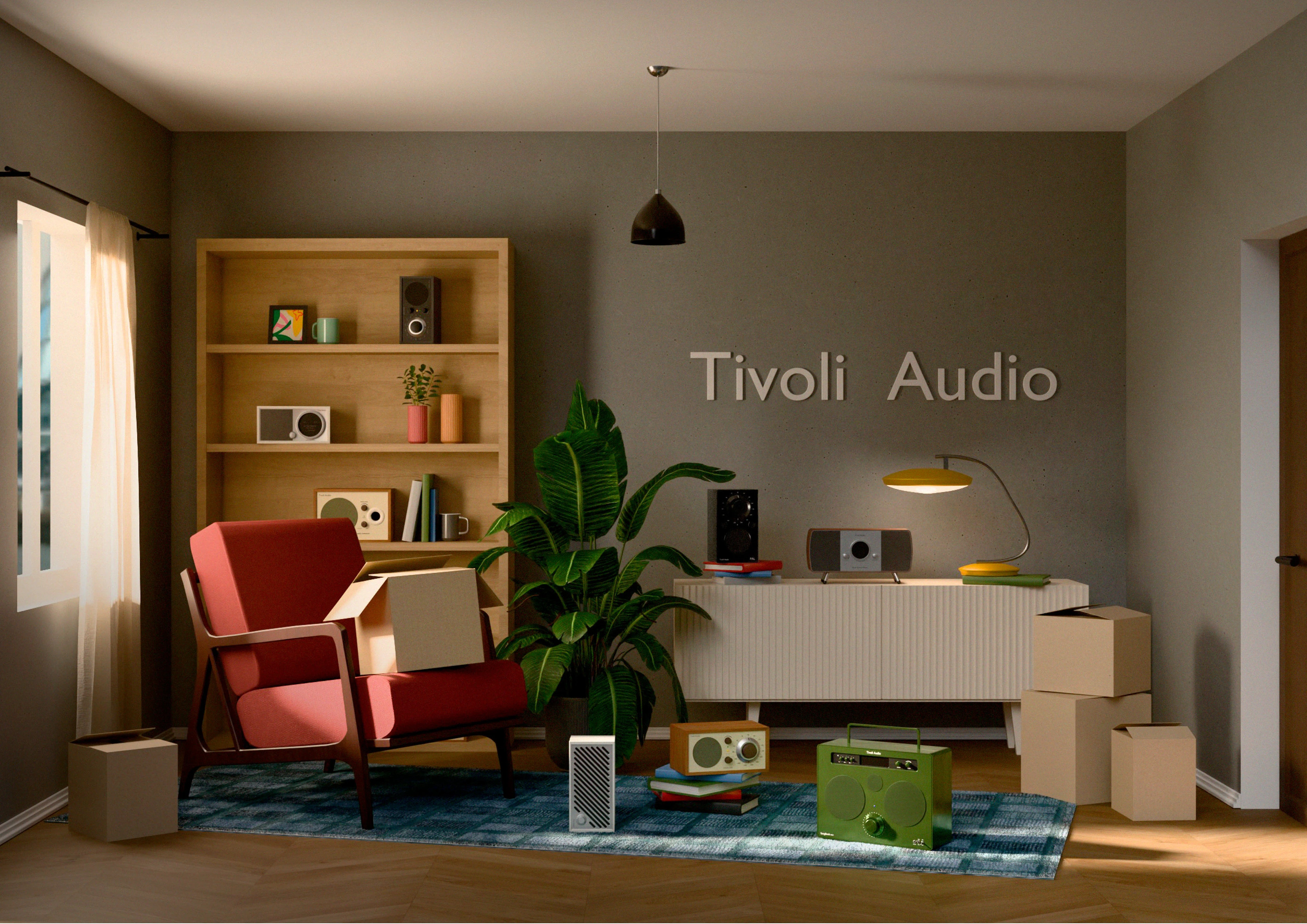 витрина для Tivoli Audio — Изображение №1 — Иллюстрация, 3D на Dprofile
