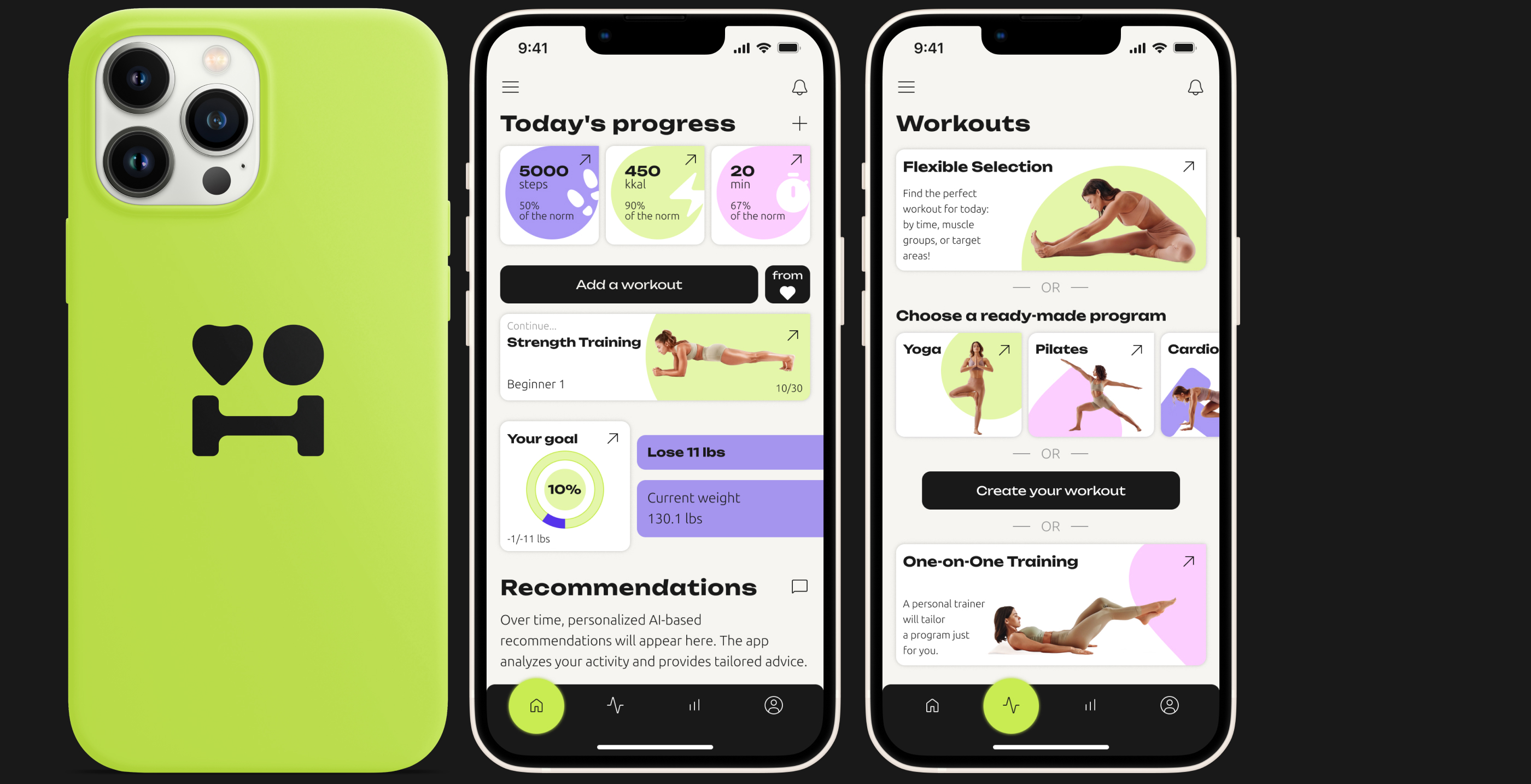 Fitness app, STRIVE — Изображение №16 — Интерфейсы на Dprofile