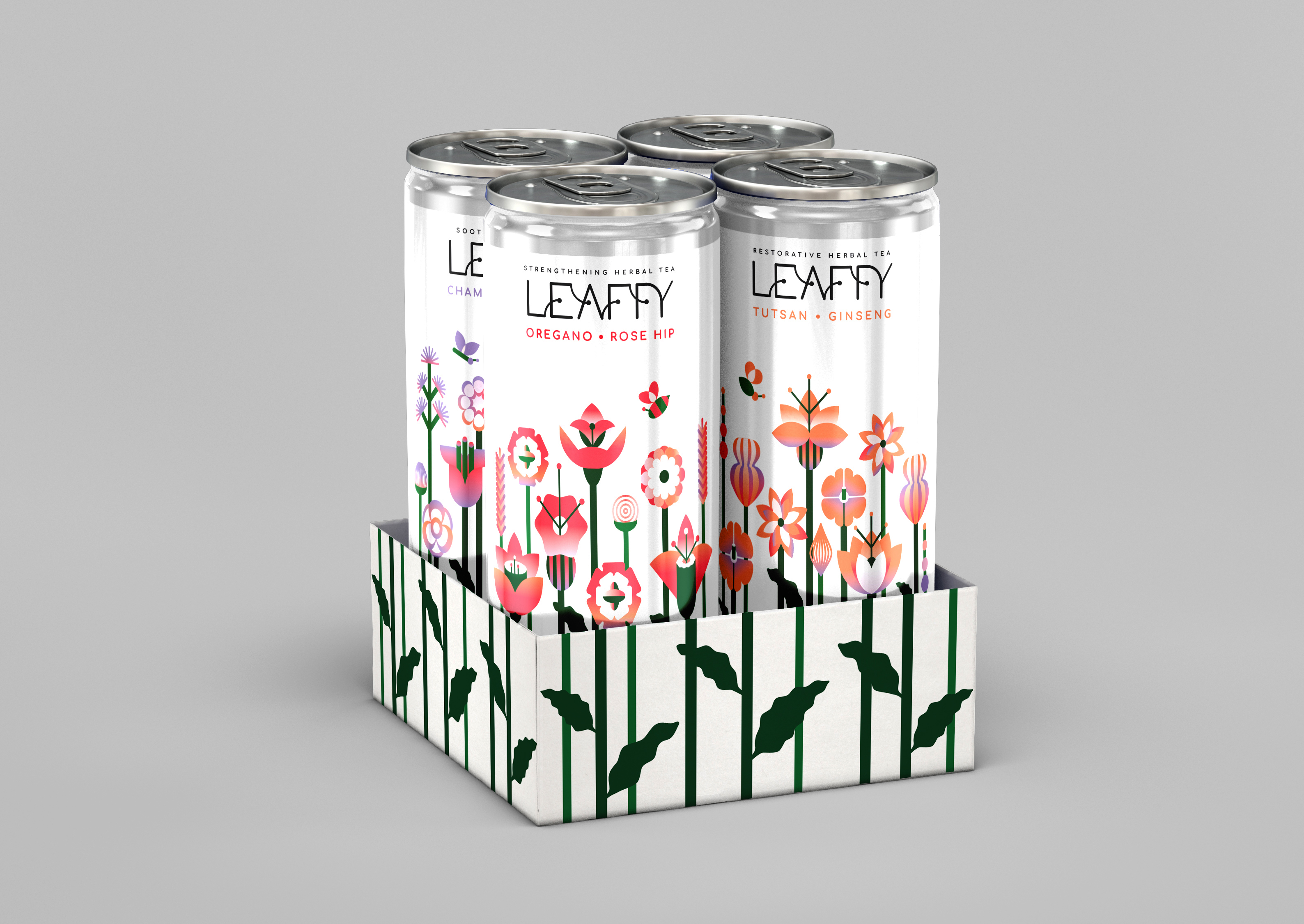 LEAFFY фиточай — Изображение №4 — Брендинг, Иллюстрация на Dprofile