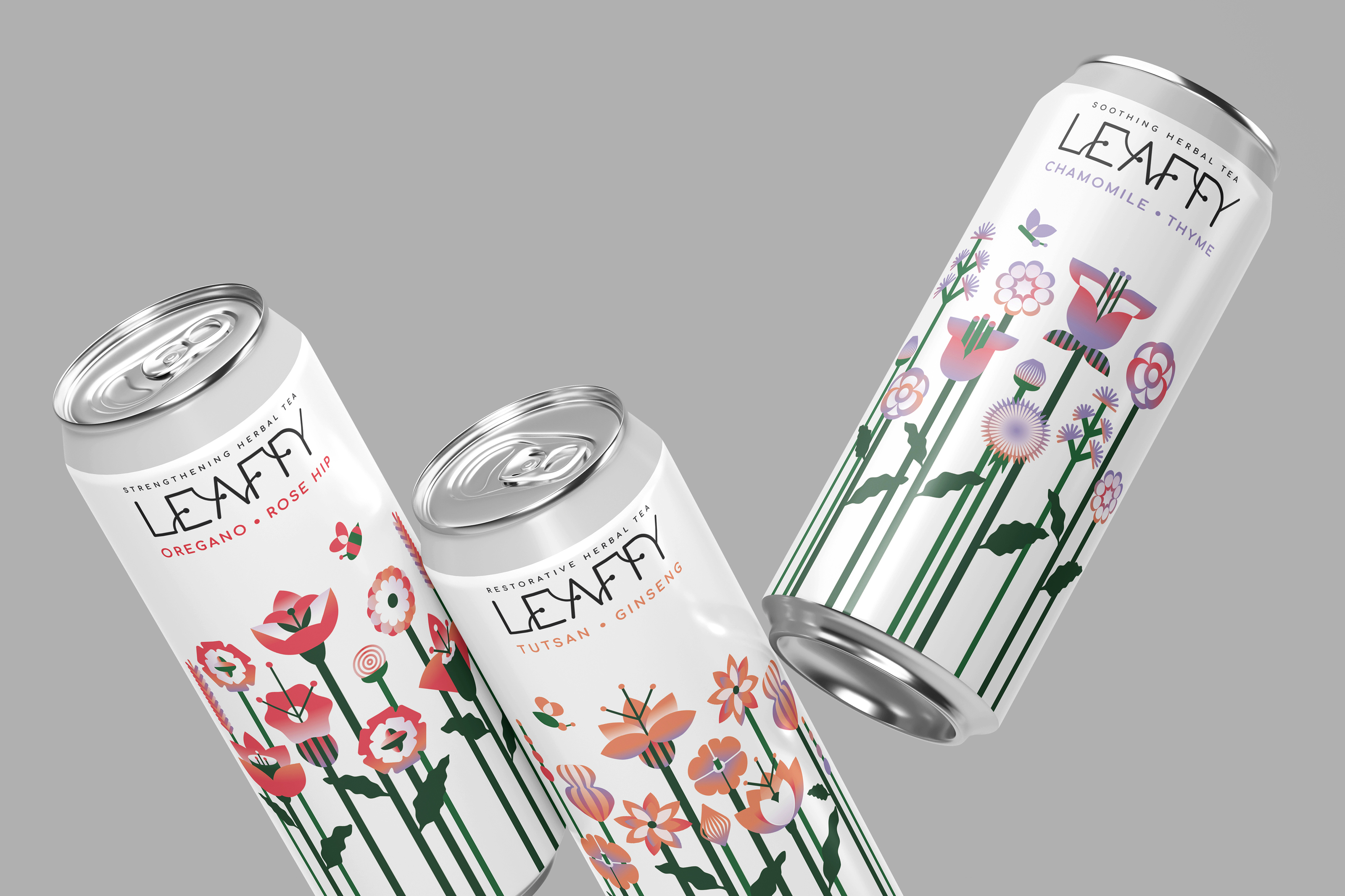 LEAFFY фиточай — Изображение №2 — Брендинг, Иллюстрация на Dprofile