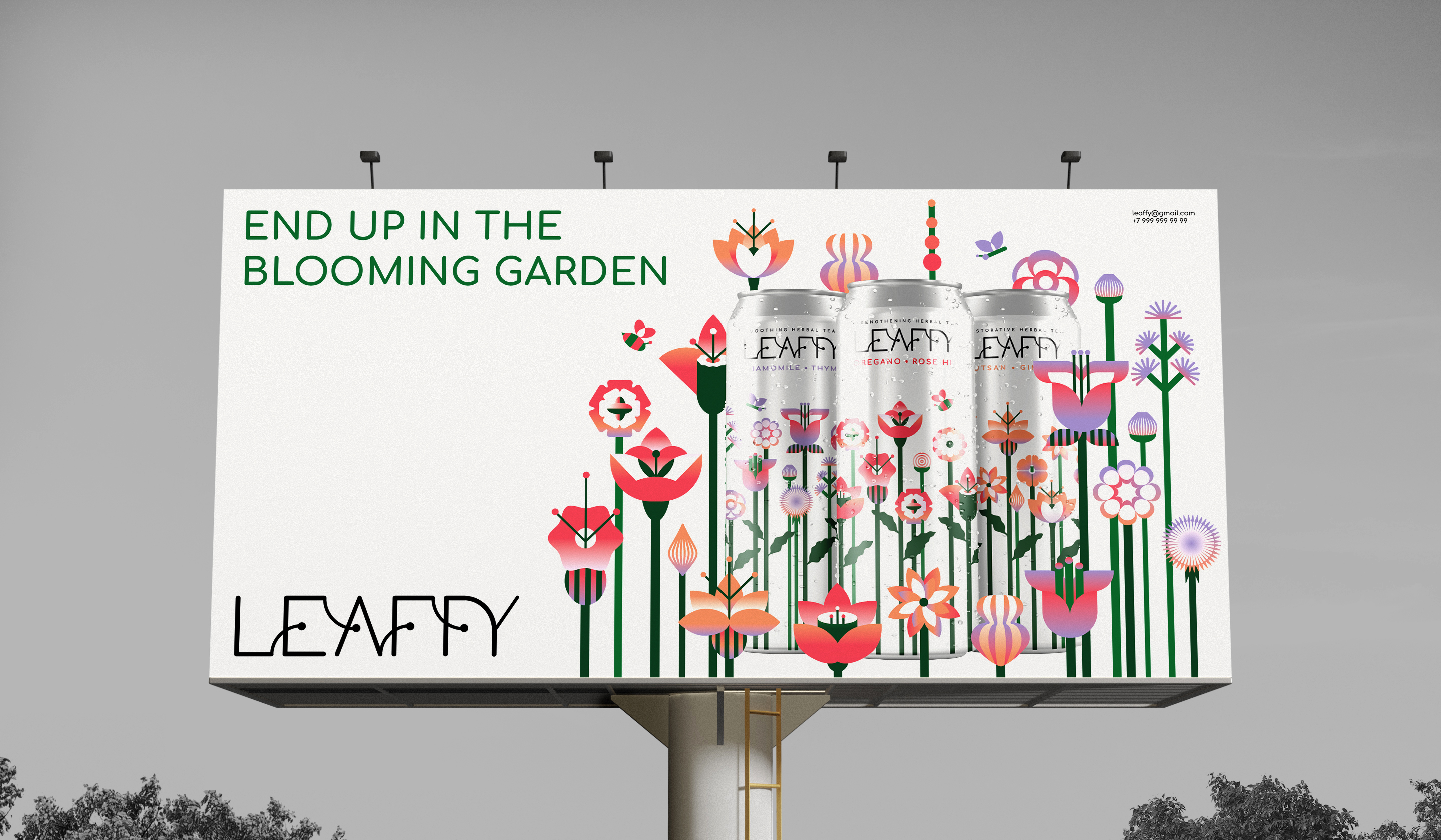 LEAFFY фиточай — Изображение №11 — Брендинг, Иллюстрация на Dprofile