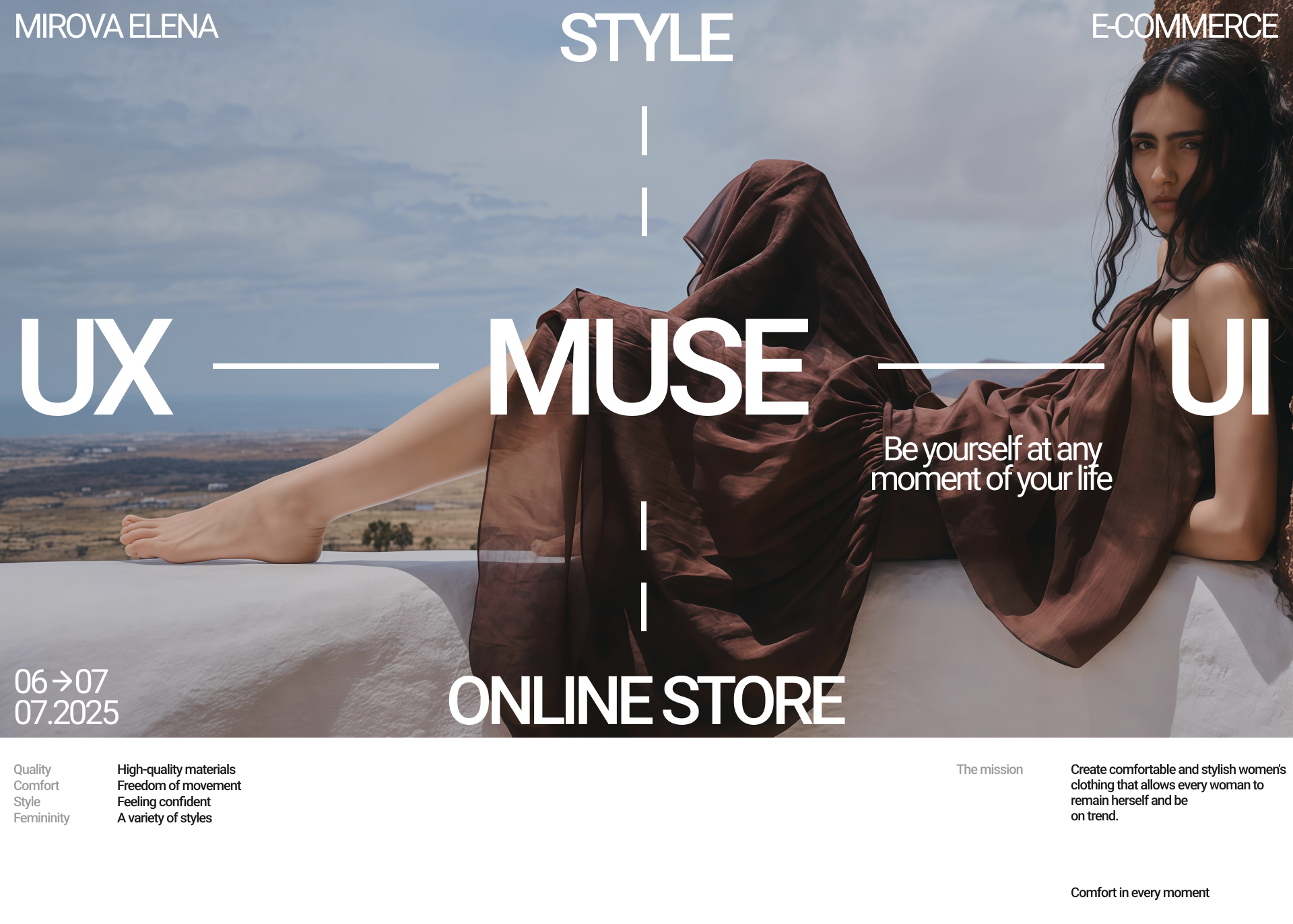 MUSE / E-commerce — Изображение №1 — Интерфейсы на Dprofile
