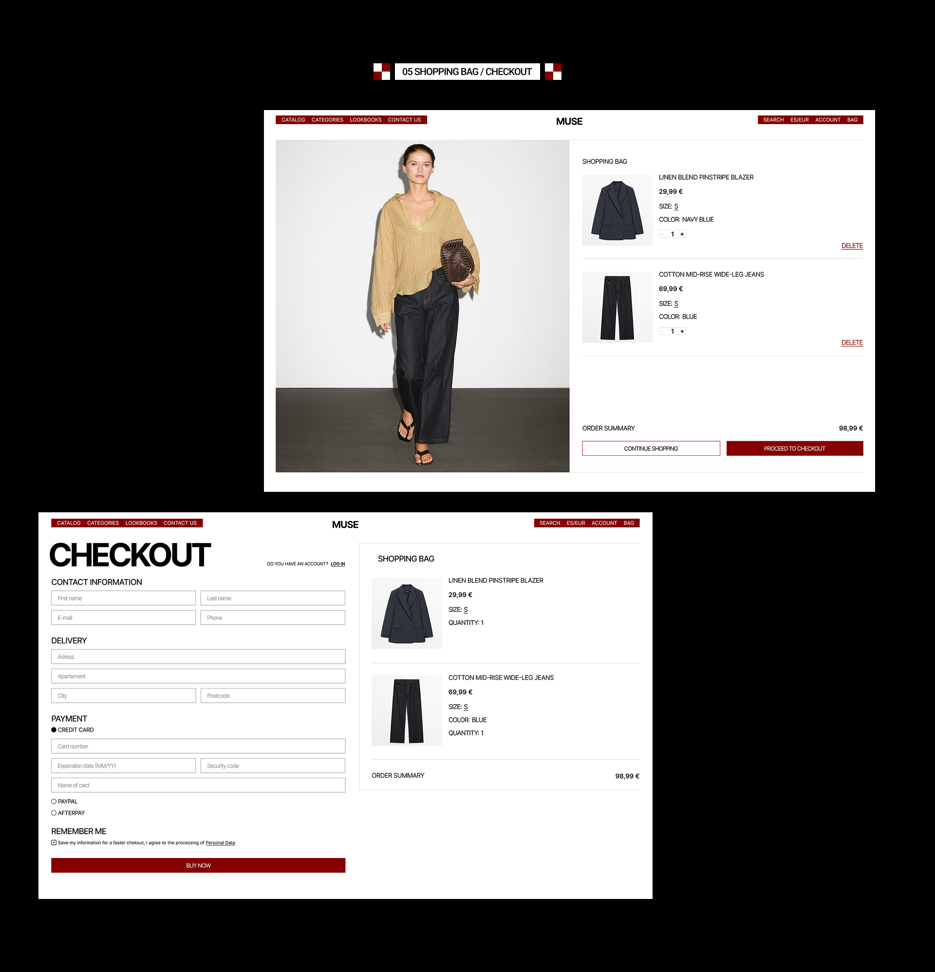 MUSE / E-commerce — Изображение №11 — Интерфейсы на Dprofile