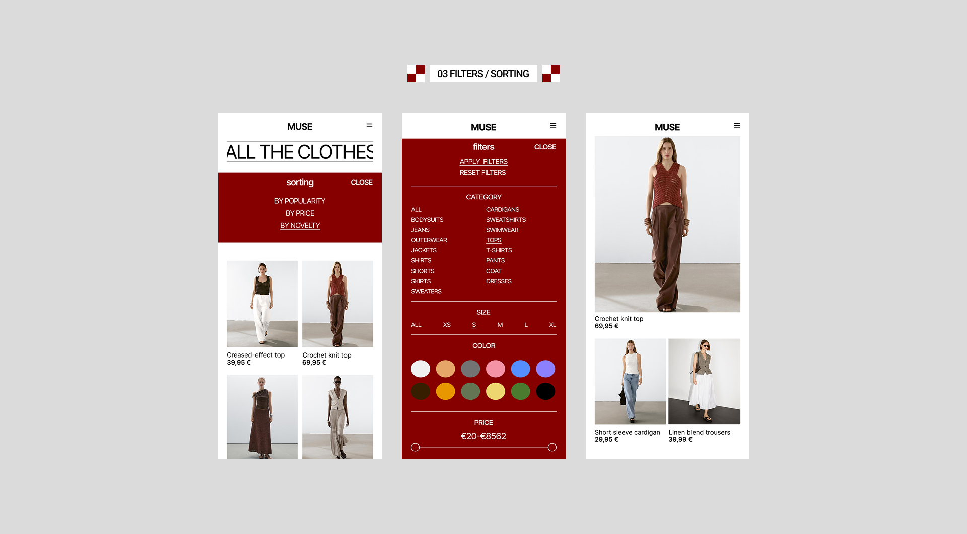 MUSE / E-commerce — Изображение №6 — Интерфейсы на Dprofile